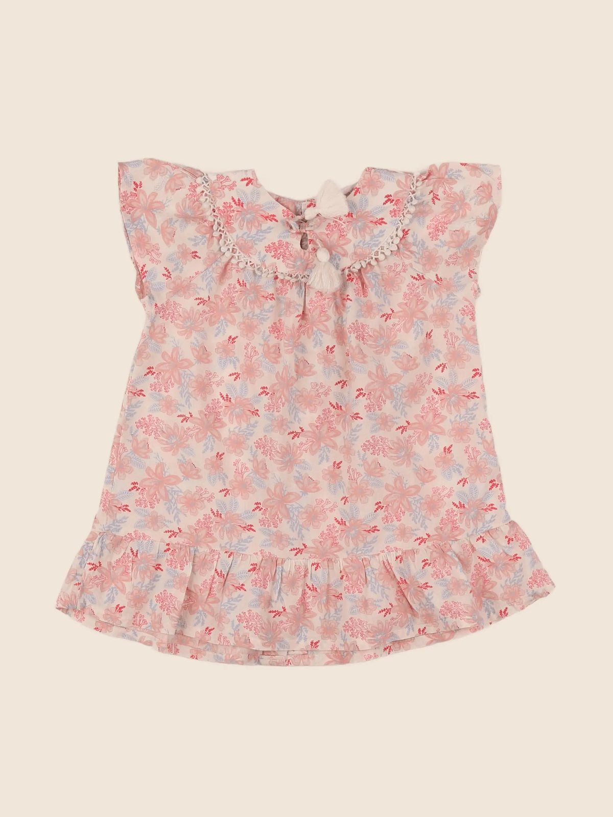 Vertbaudet - robe rose - 12 mois