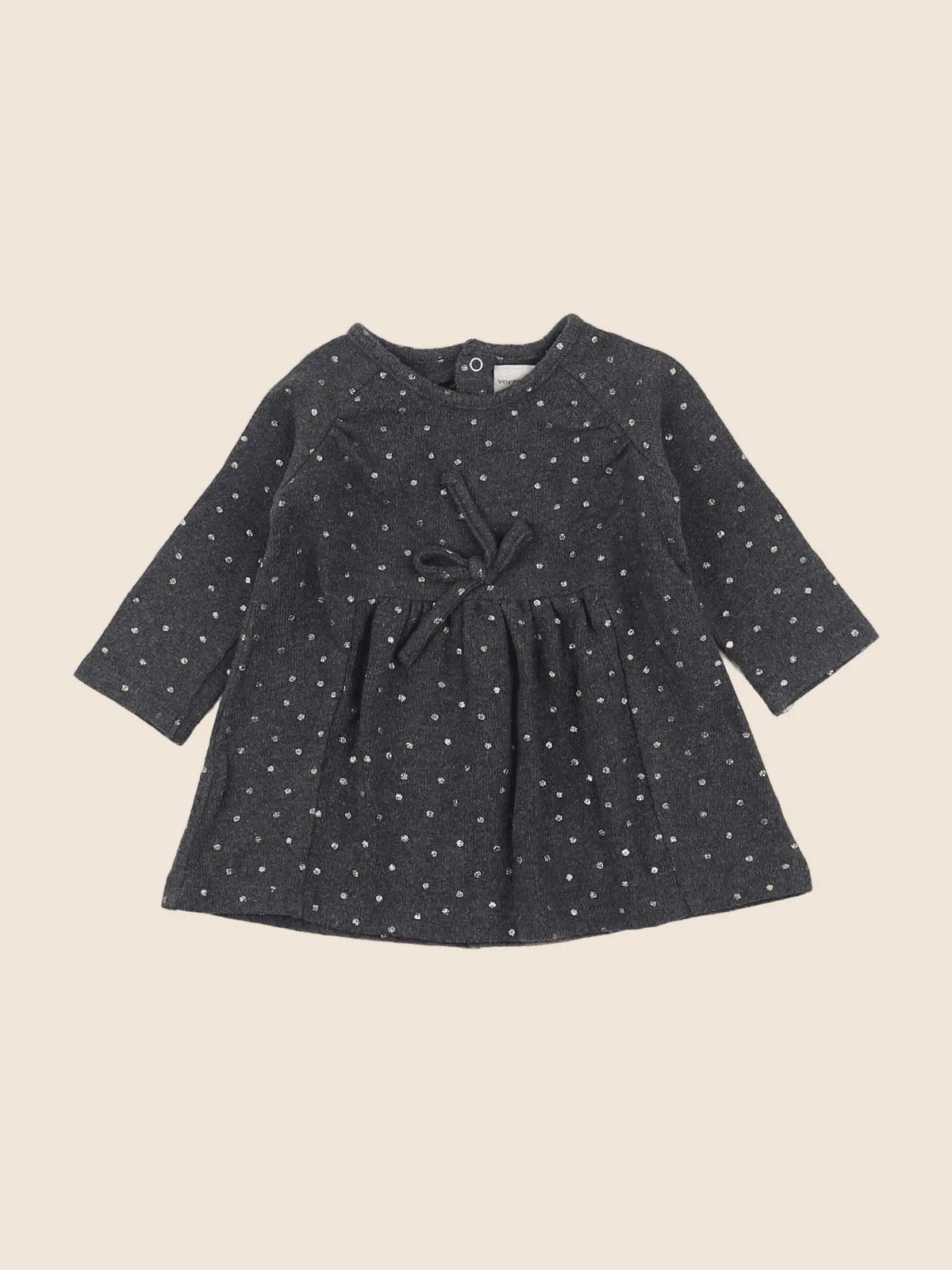 Vertbaudet - robe gris - 6 mois