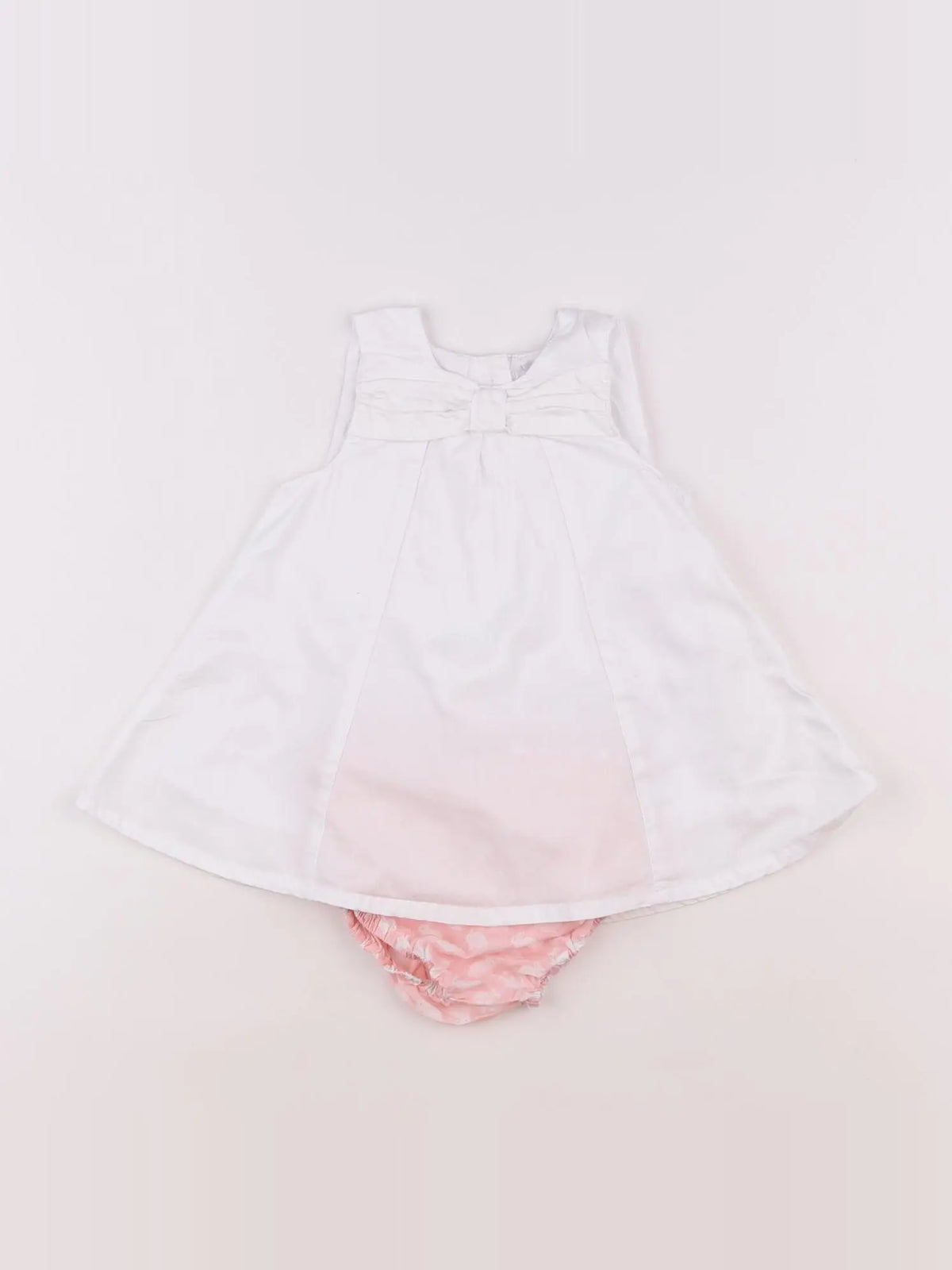 Vertbaudet - robe blanc - 6 mois