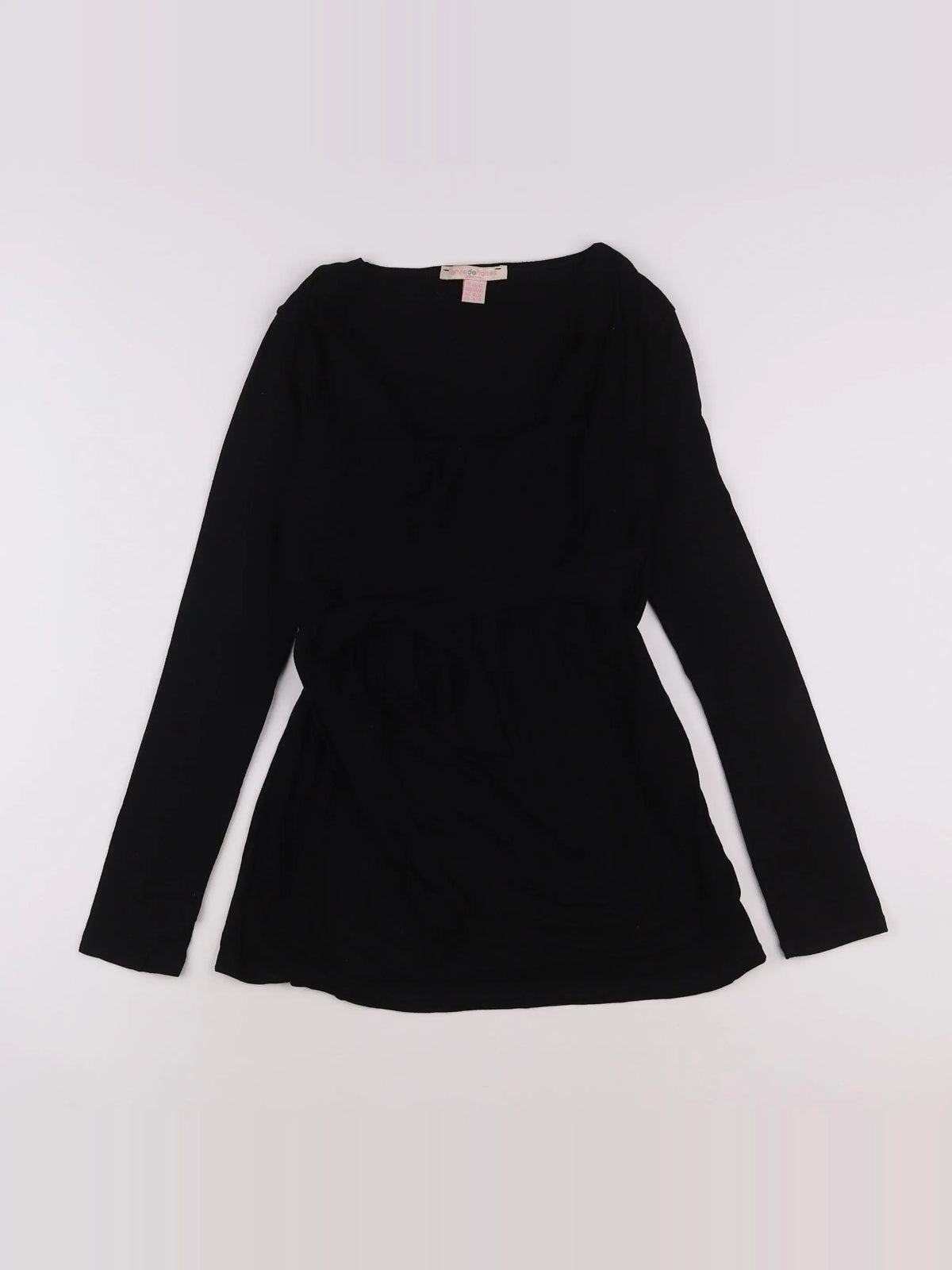 Envie de fraise - tee-shirt grossesse noir - 40 à 42