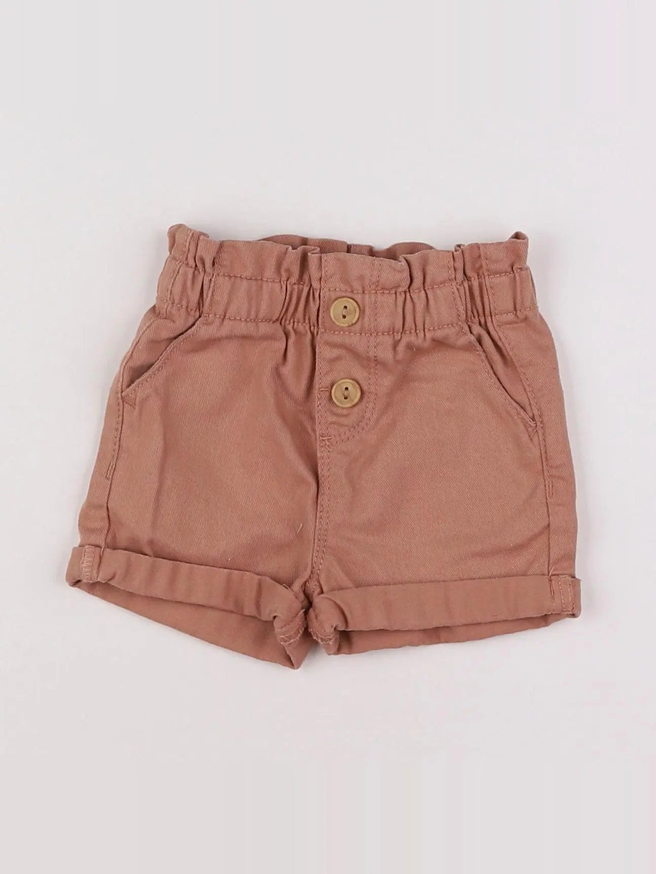 Vertbaudet - short marron - 3 mois