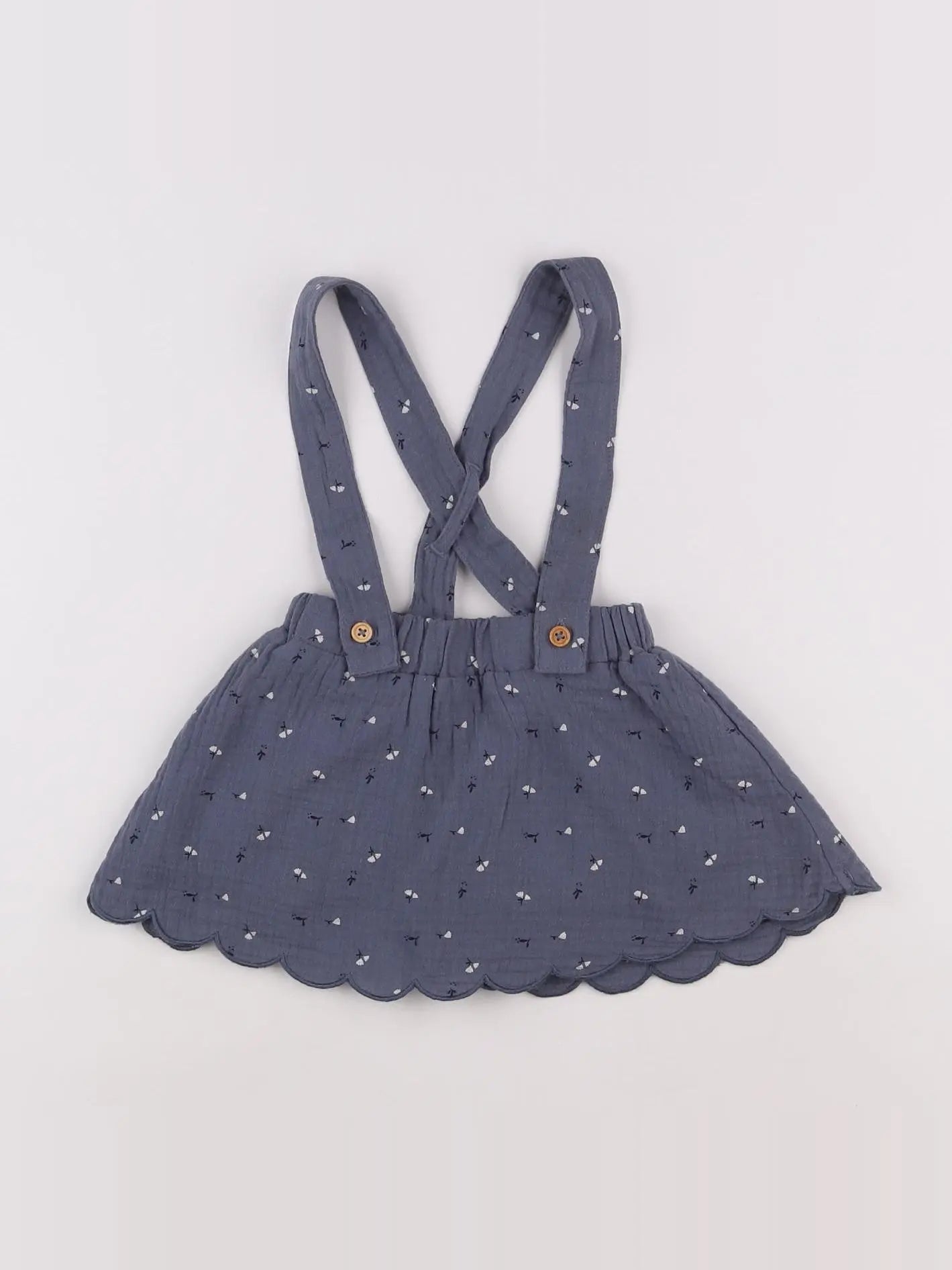 Eden & Victor - jupe bleu - 6 mois