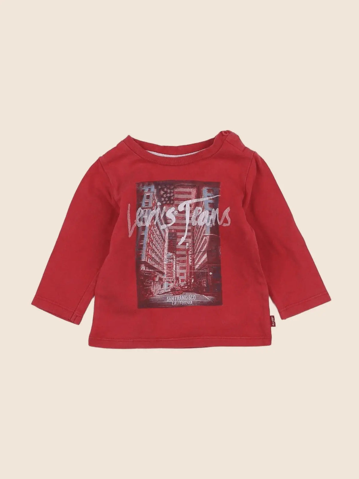 Levi's - tee-shirt rouge - 12 mois