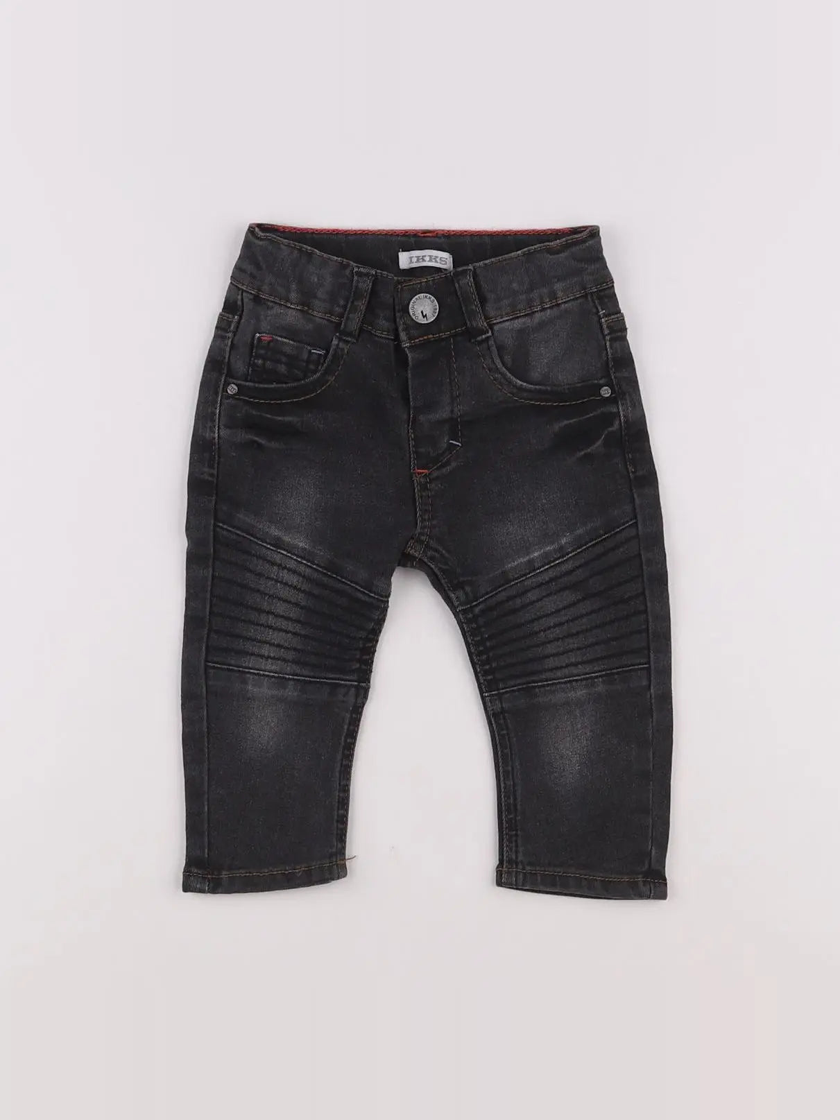 IKKS - jean noir - 6 mois
