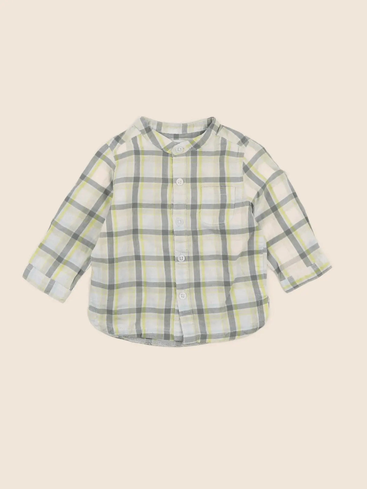 Vertbaudet - chemise vert - 6 mois