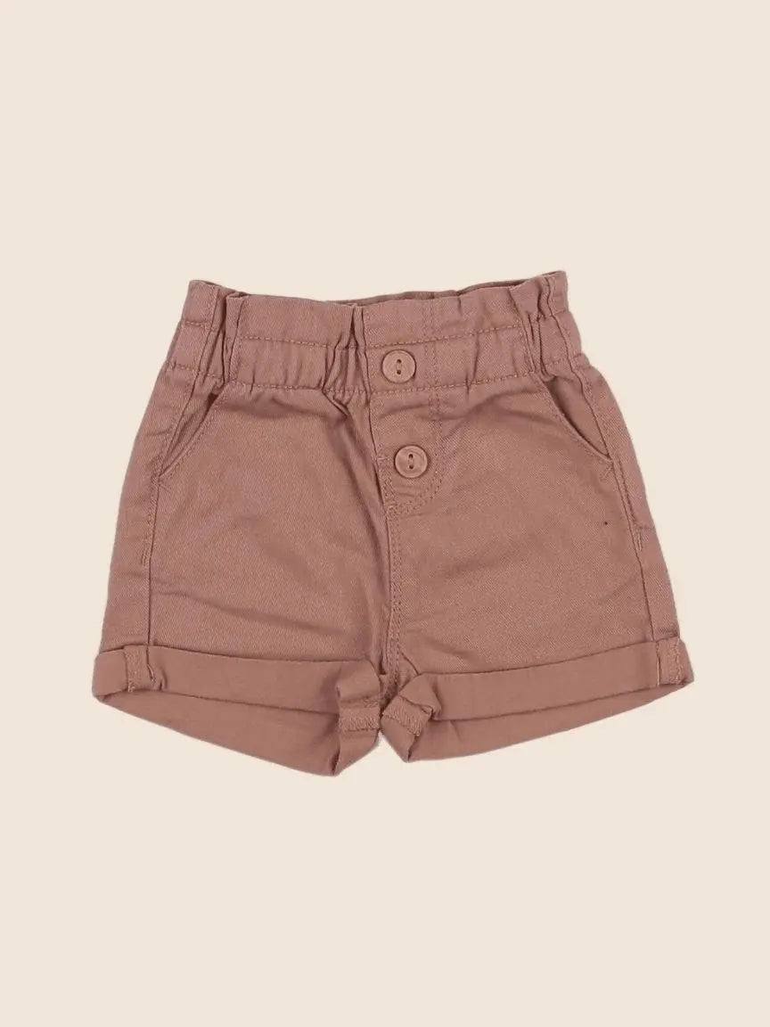 Vertbaudet - short marron - 3 mois
