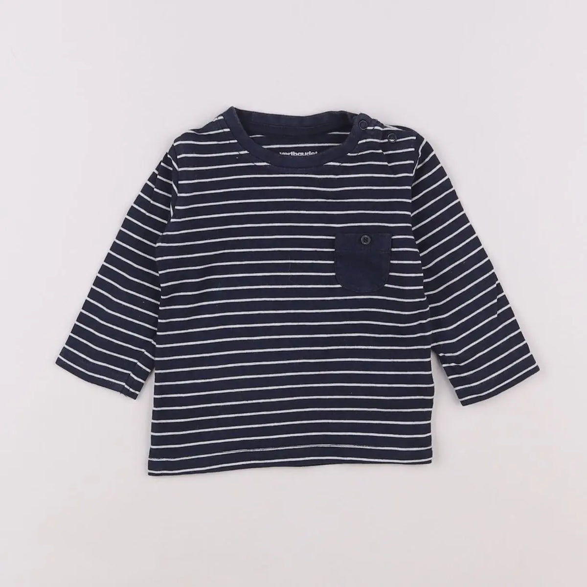 Vertbaudet - tee-shirt blanc - 3 mois