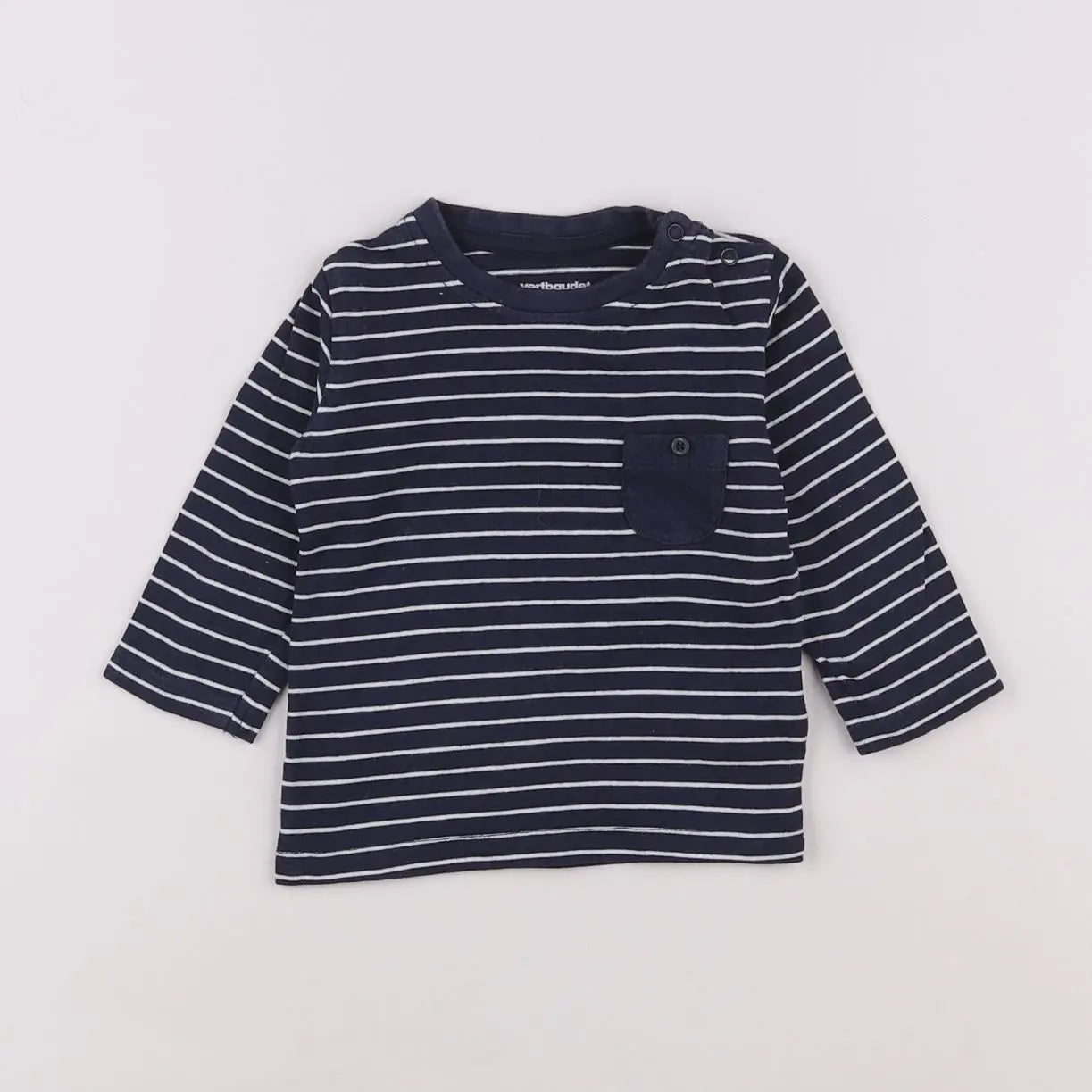 Vertbaudet - tee-shirt blanc - 3 mois