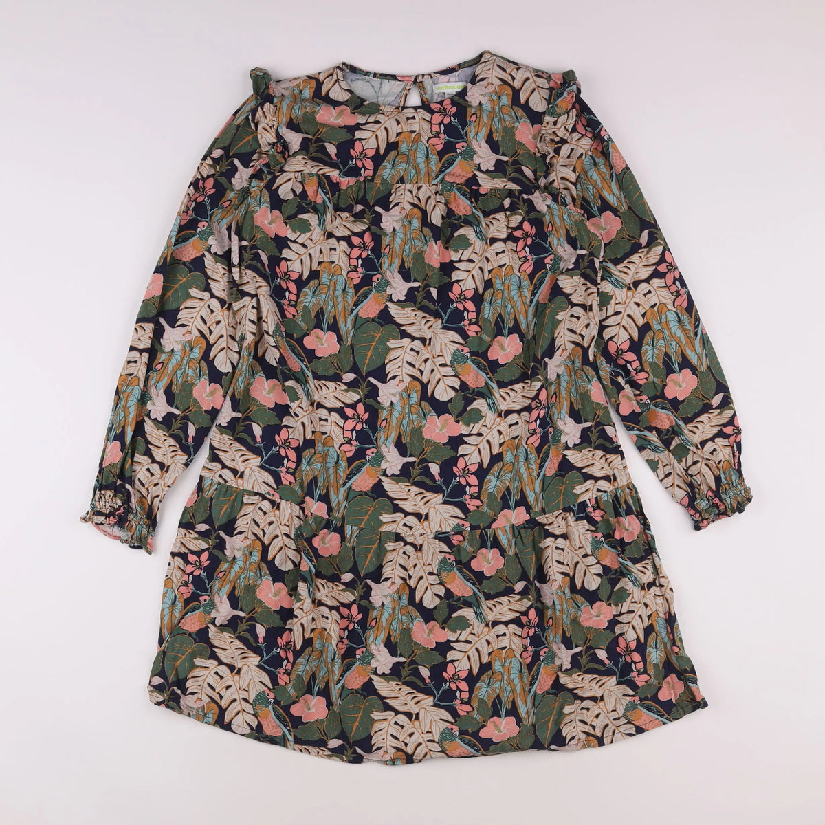 Vertbaudet - robe multicolore - 12 ans