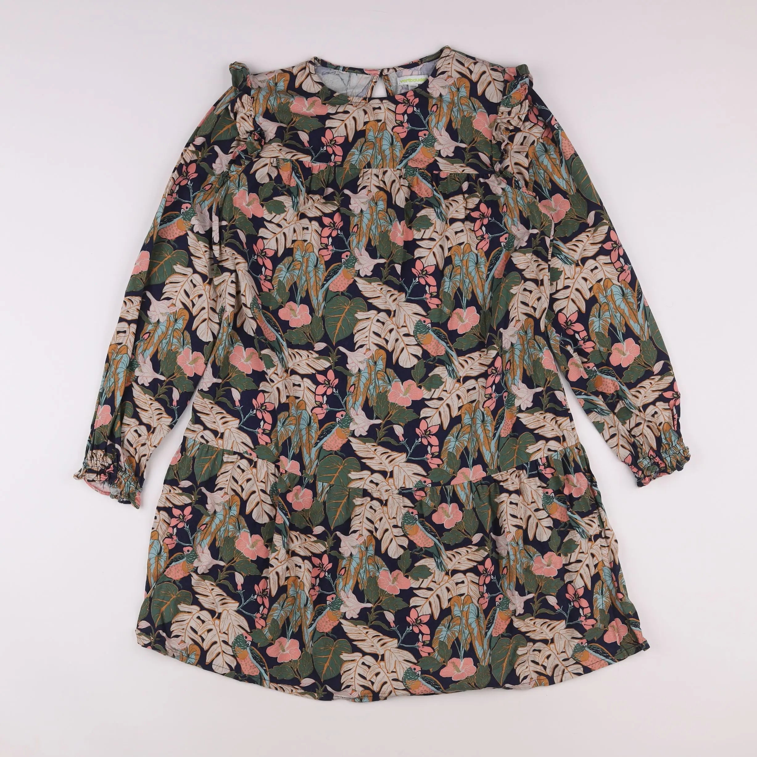 Vertbaudet - robe multicolore - 12 ans