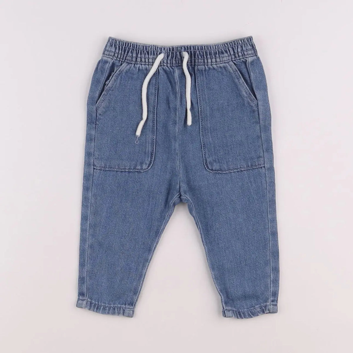Vertbaudet - jean bleu - 6 mois