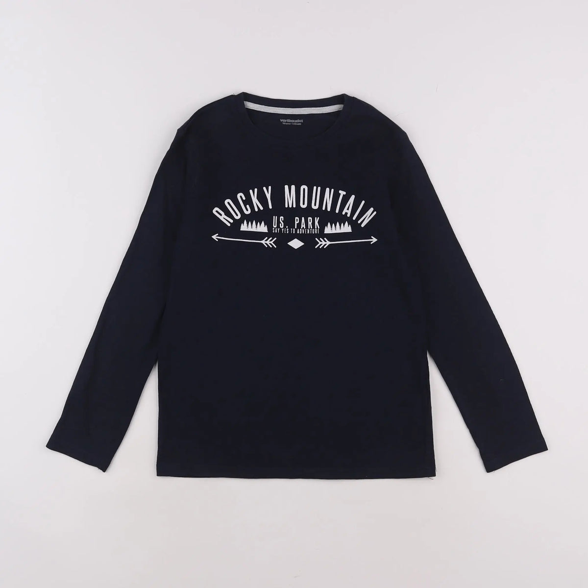 Vertbaudet - tee-shirt bleu - 10 ans
