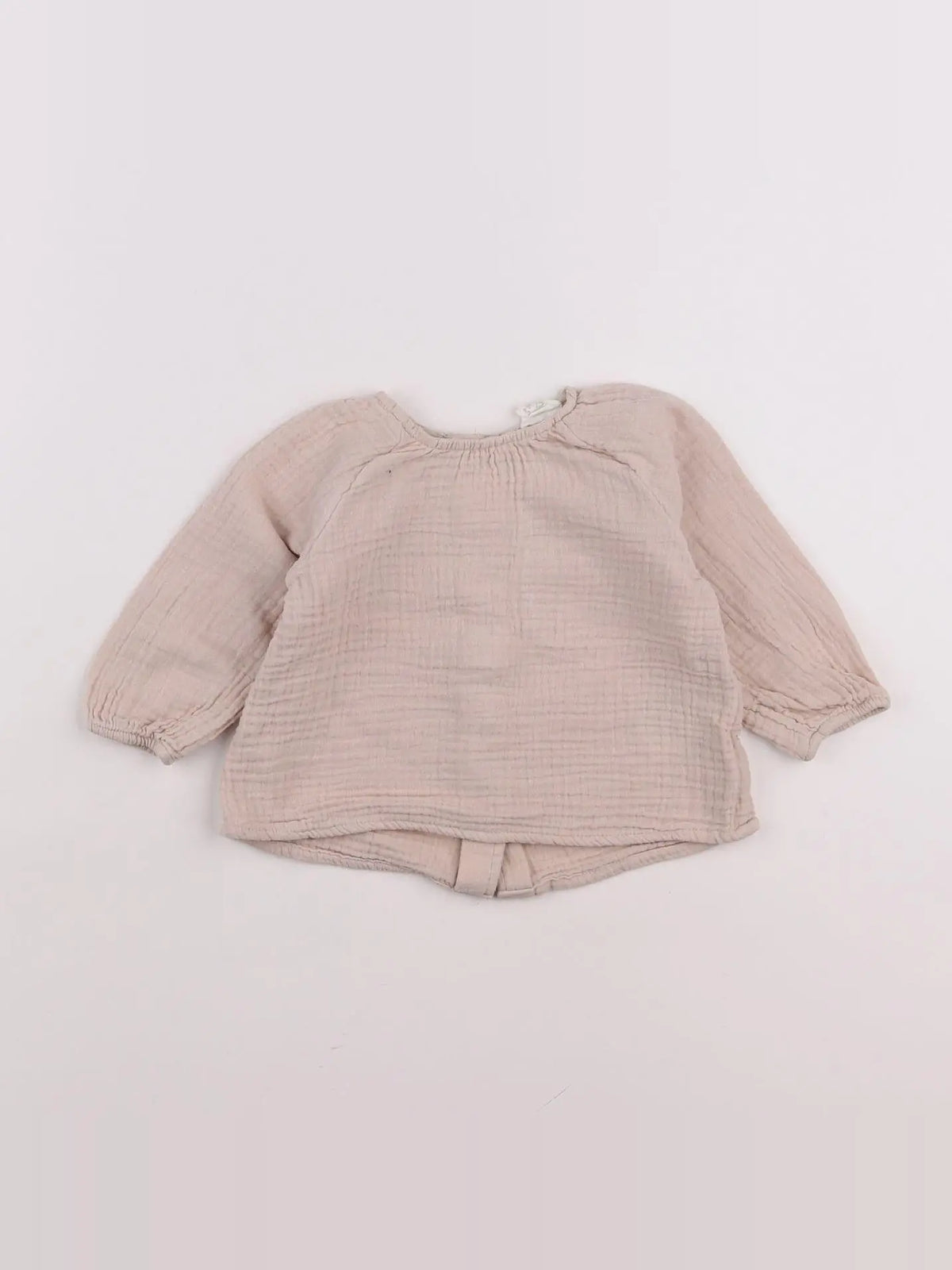 H&M - blouse rose - 3/6 mois