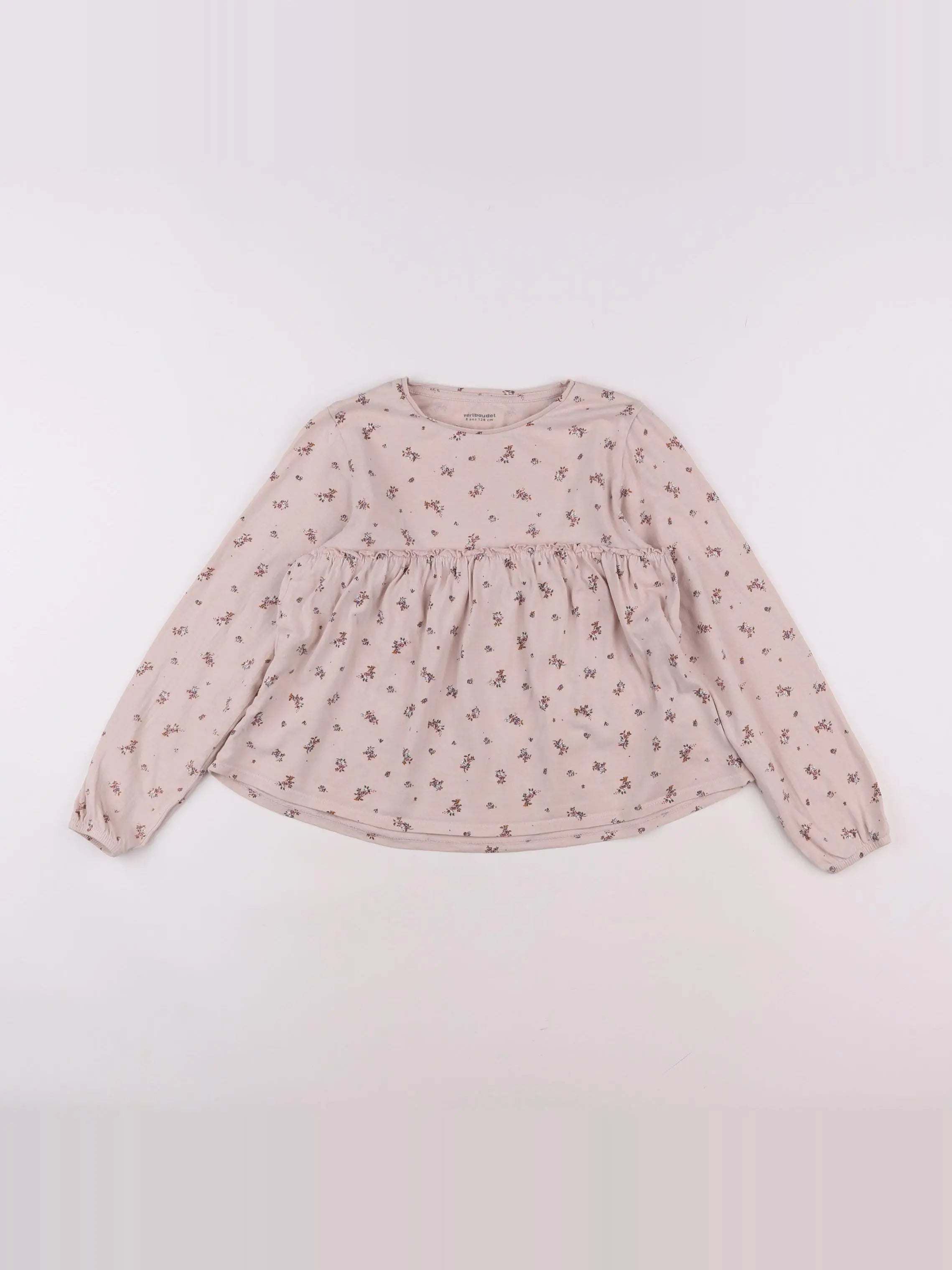 Vertbaudet - tee-shirt rose - 8 ans