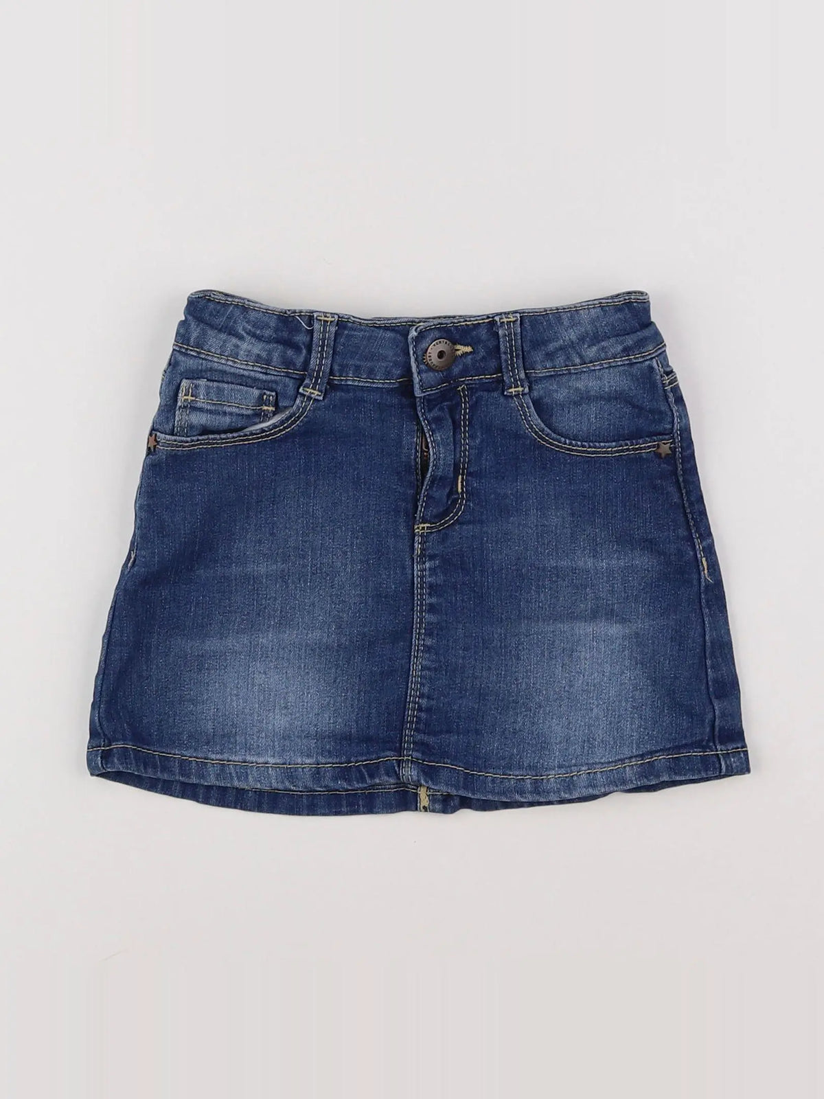 Vertbaudet - jupe bleu - 4 ans