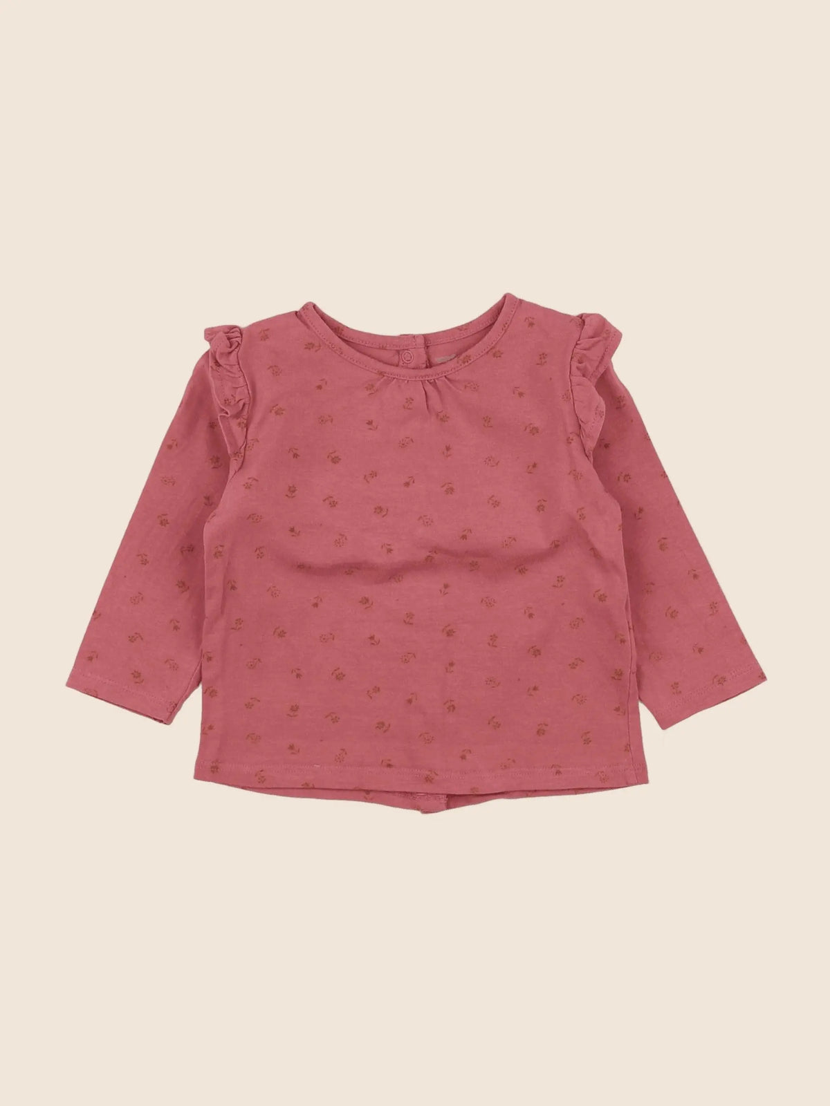 Vertbaudet - tee-shirt rose - 9 mois
