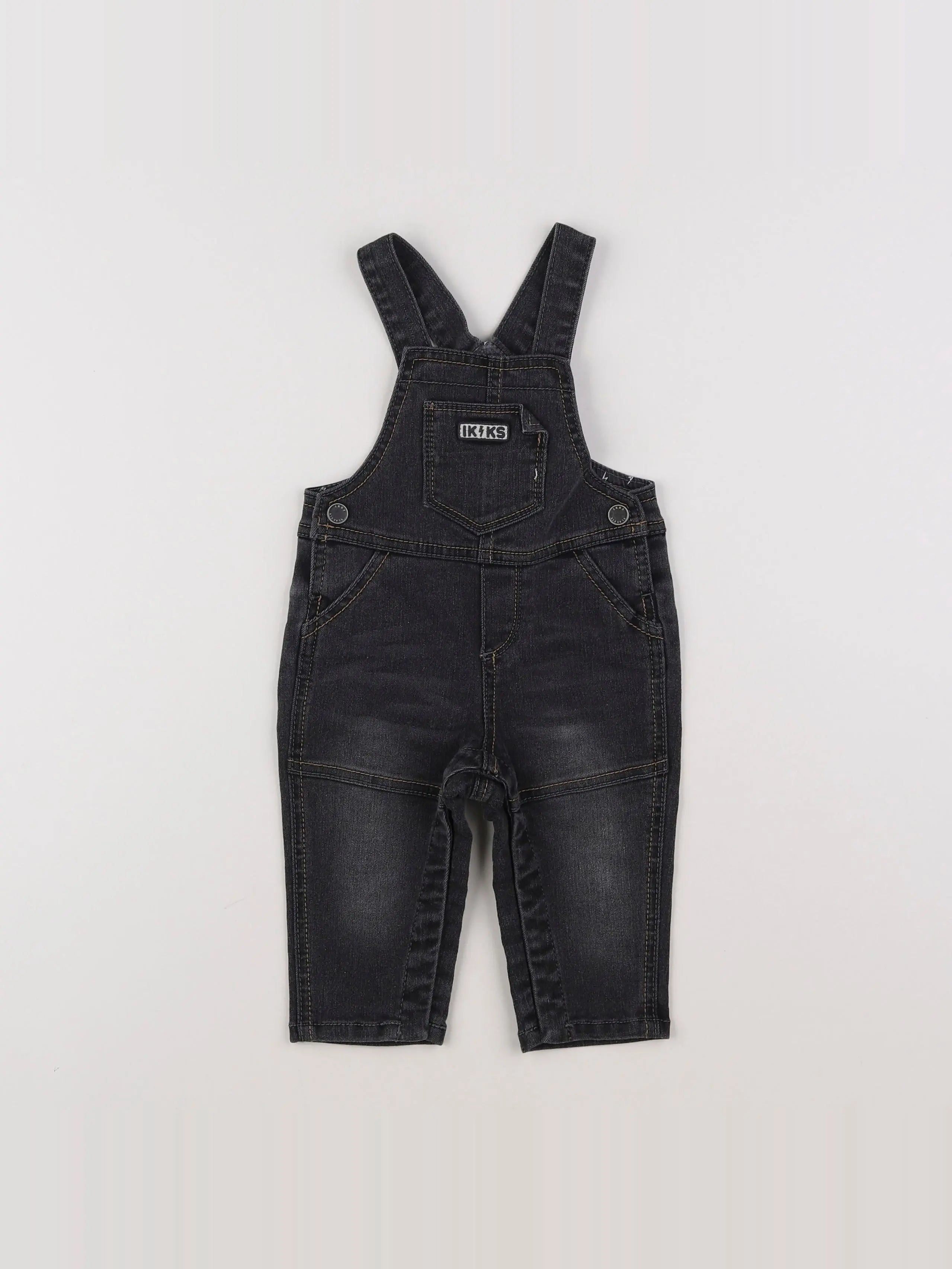 IKKS - salopette gris - 6 mois