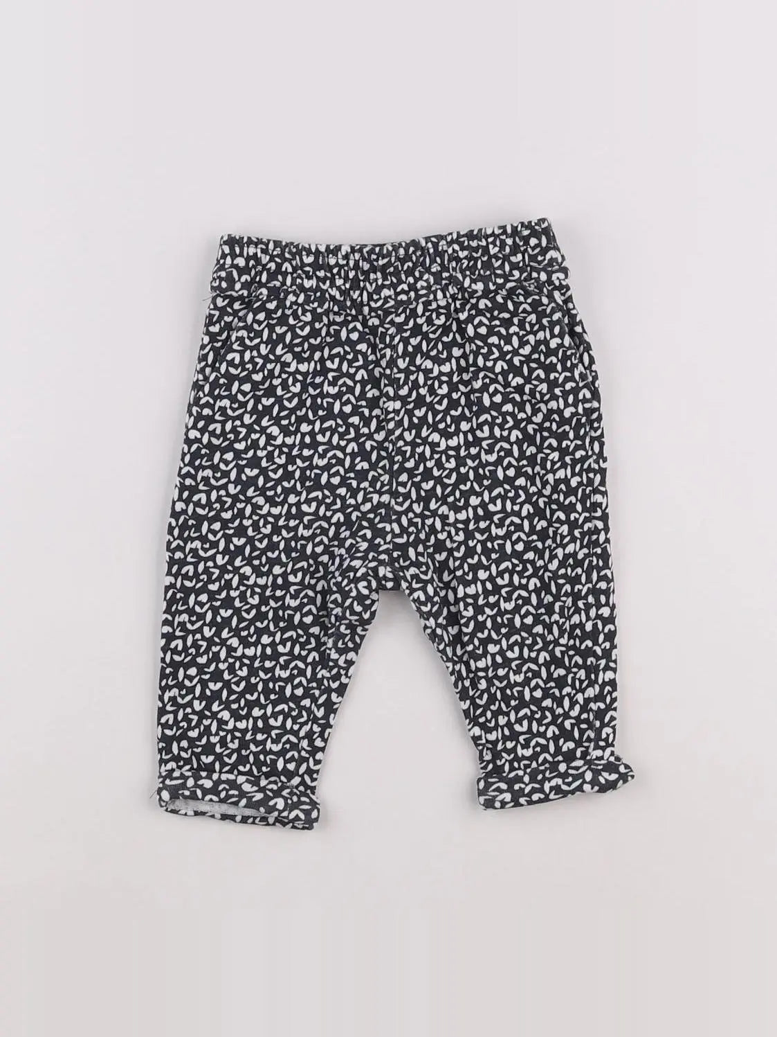 Vertbaudet - pantalon noir - 6 mois