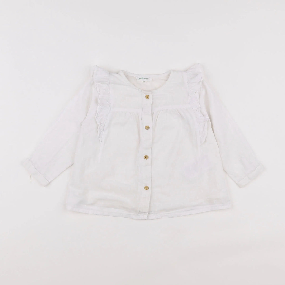 Vertbaudet - blouse blanc - 12 mois