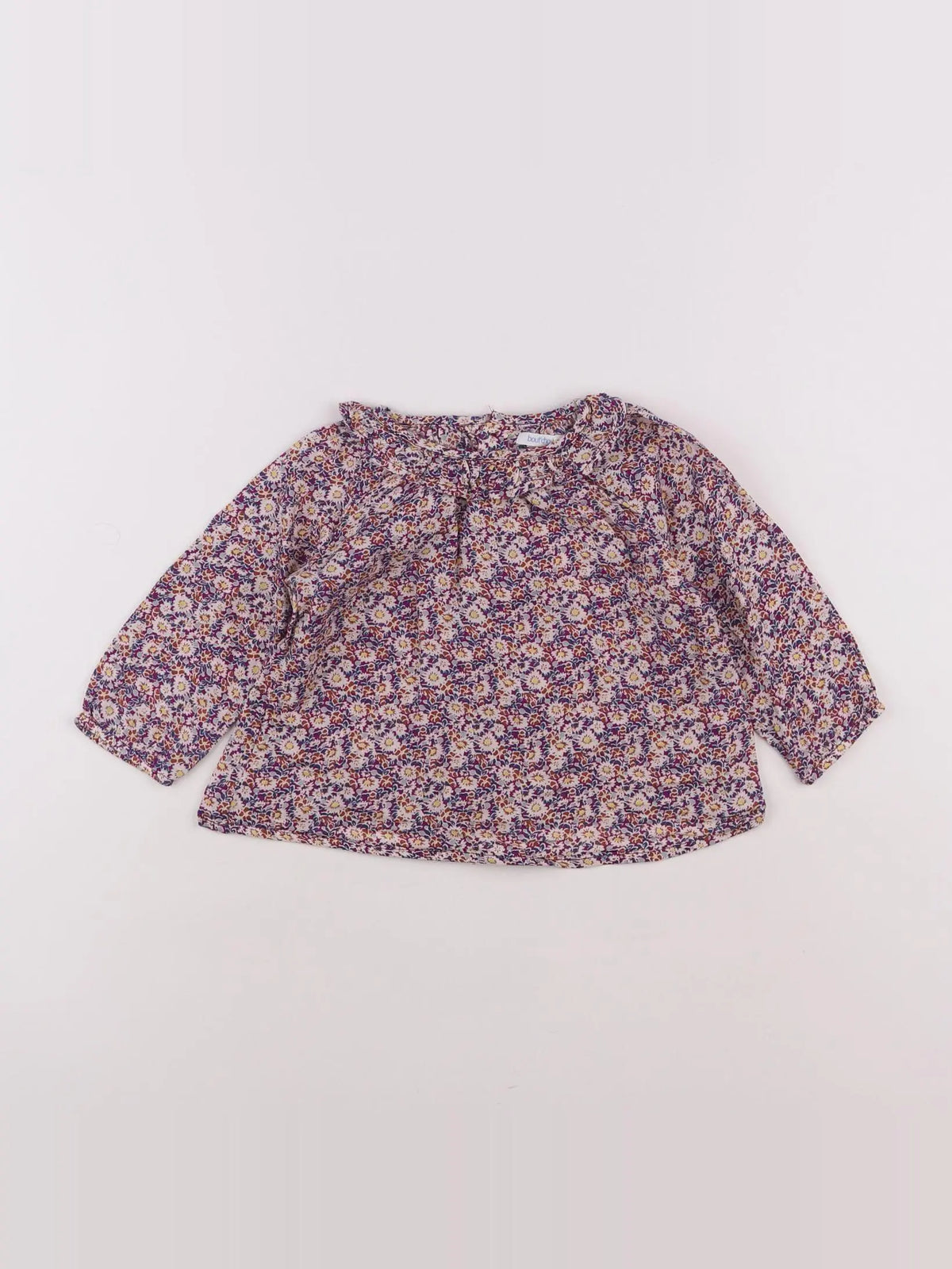 Boutchou - blouse multicolore - 12 mois