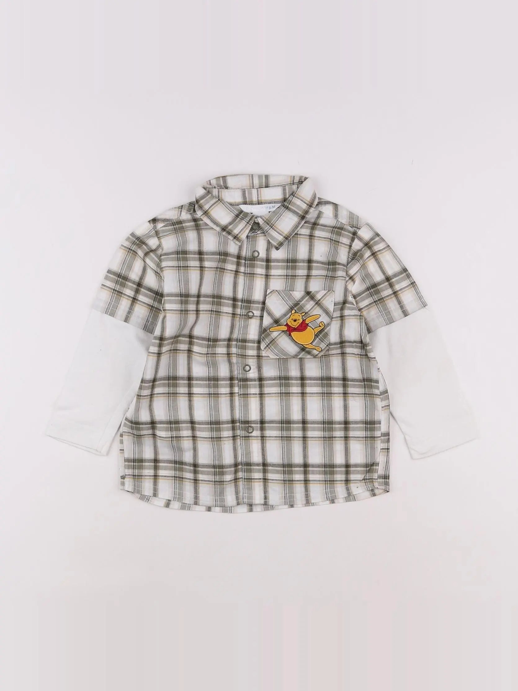 H&M - chemise multicolore - 12/18 mois