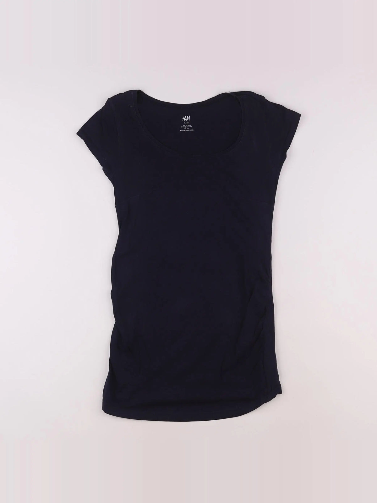 H&M - tee-shirt grossesse bleu - 36