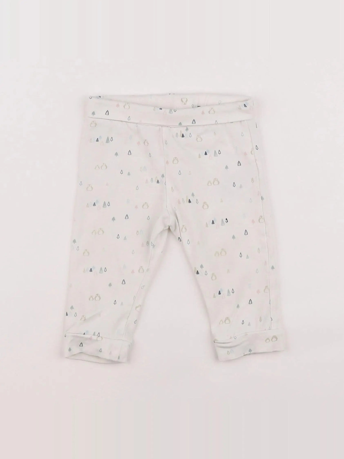 Vertbaudet - legging beige - 9 mois