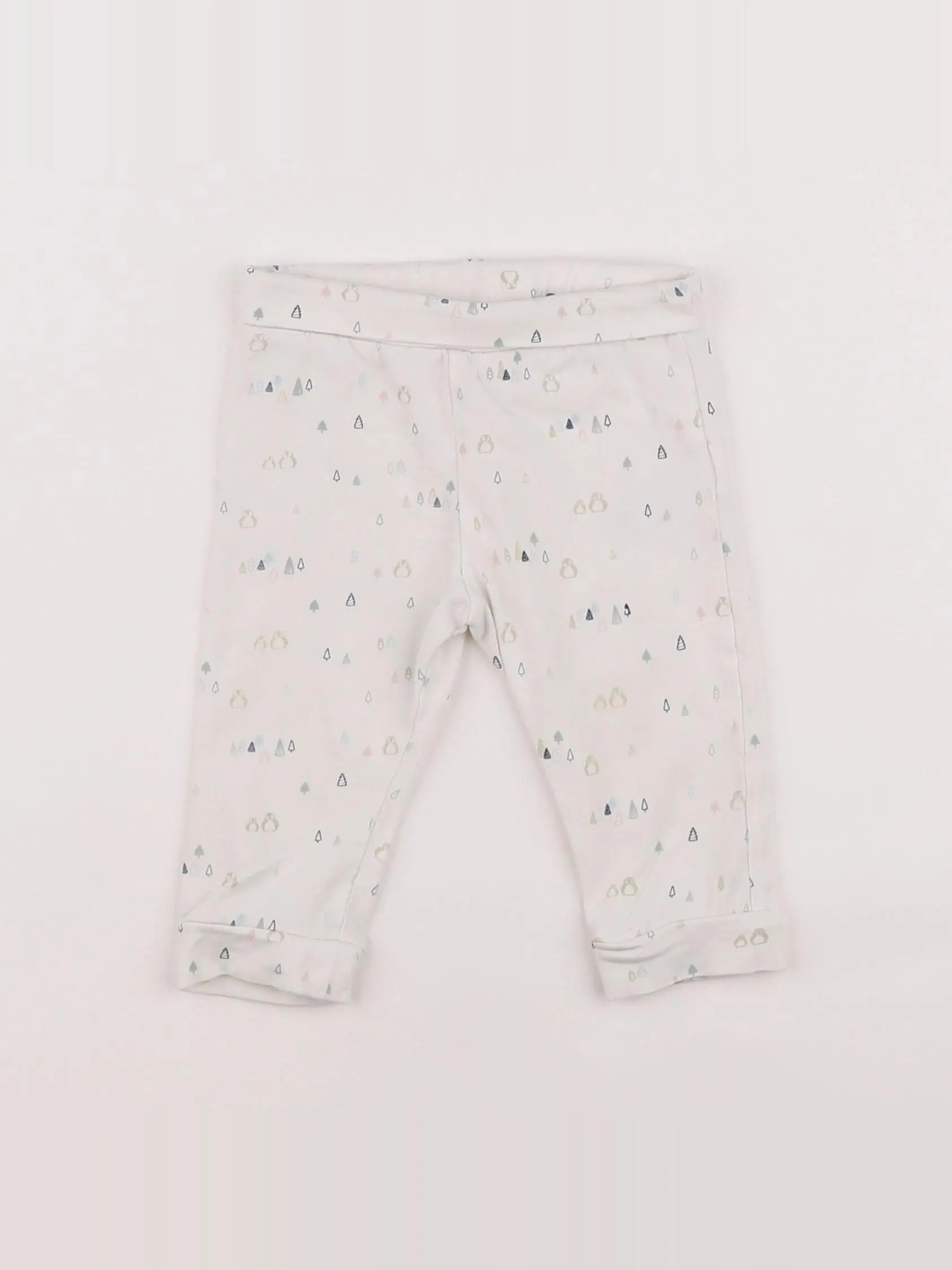 Vertbaudet - legging beige - 9 mois