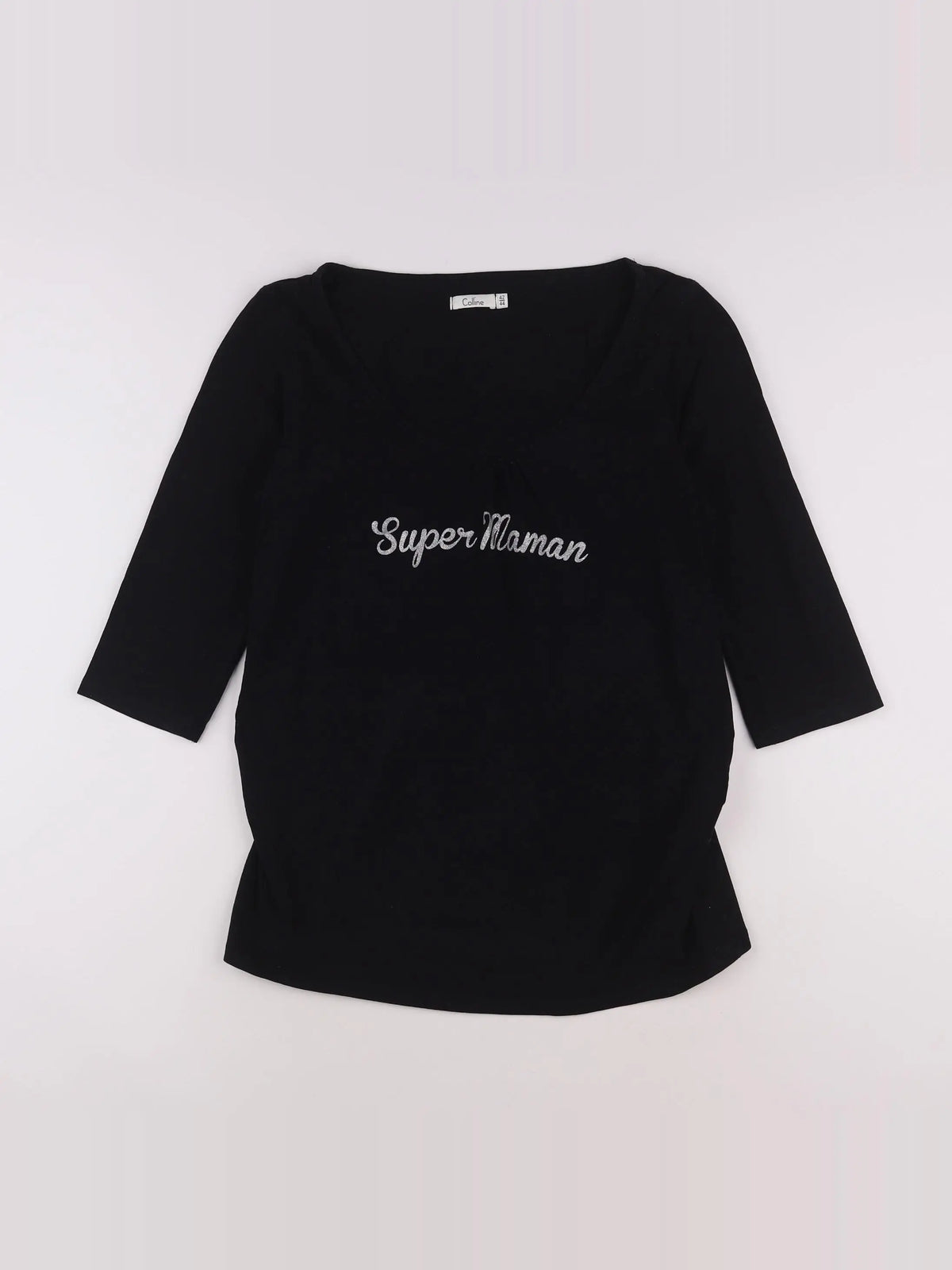 Vertbaudet - tee-shirt grossesse noir - 42 à 44