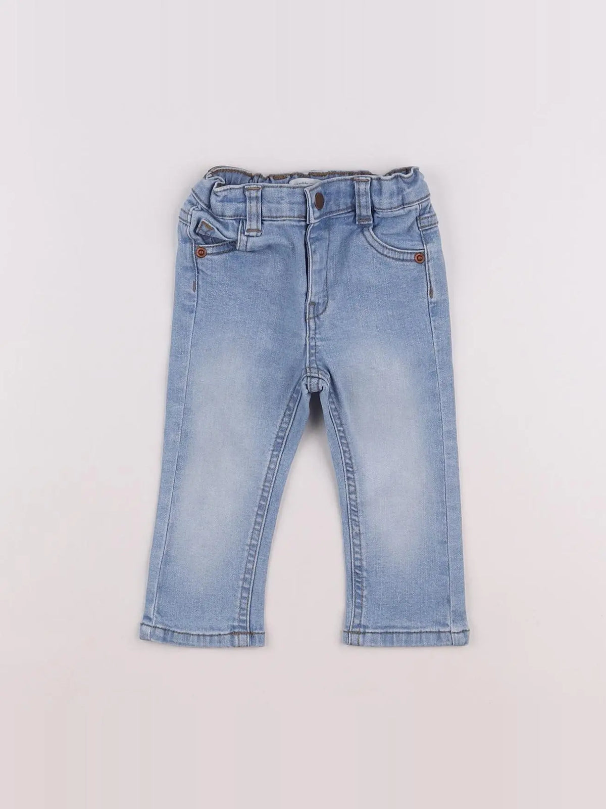 Vertbaudet - jean bleu - 9 mois
