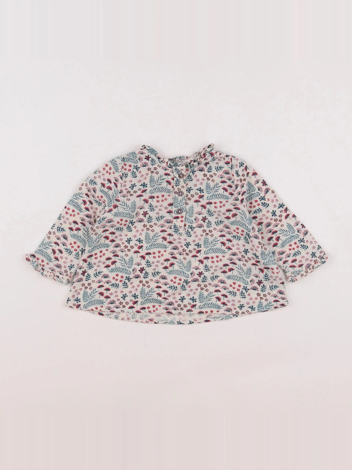 Boutchou - blouse beige - 6 mois