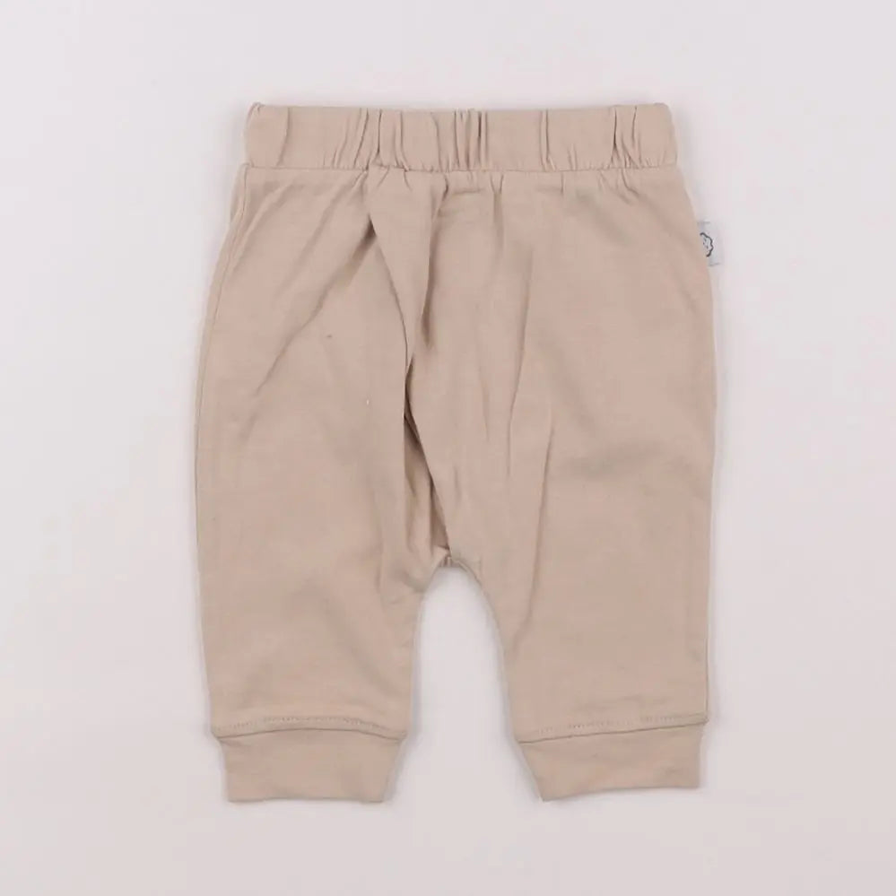 Vertbaudet - legging beige - 3 mois