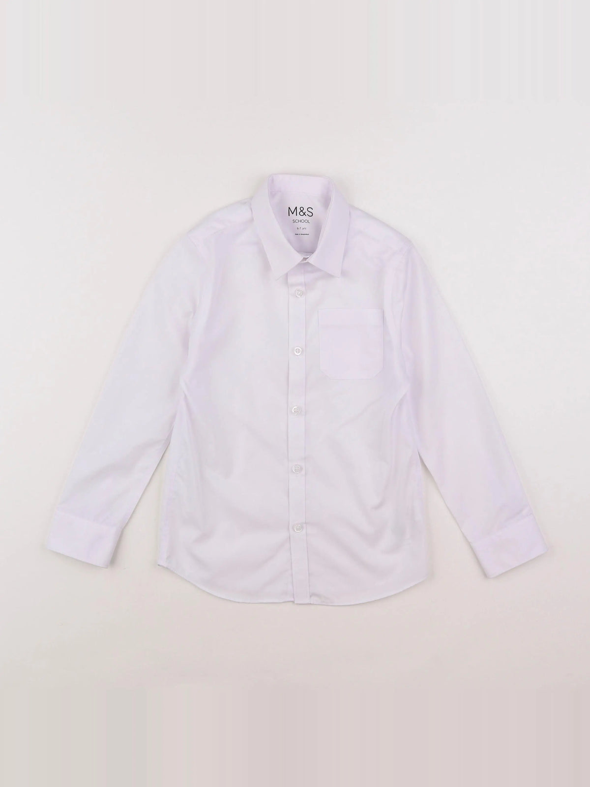 Marks & Spencer - chemise blanc - 6/7 ans