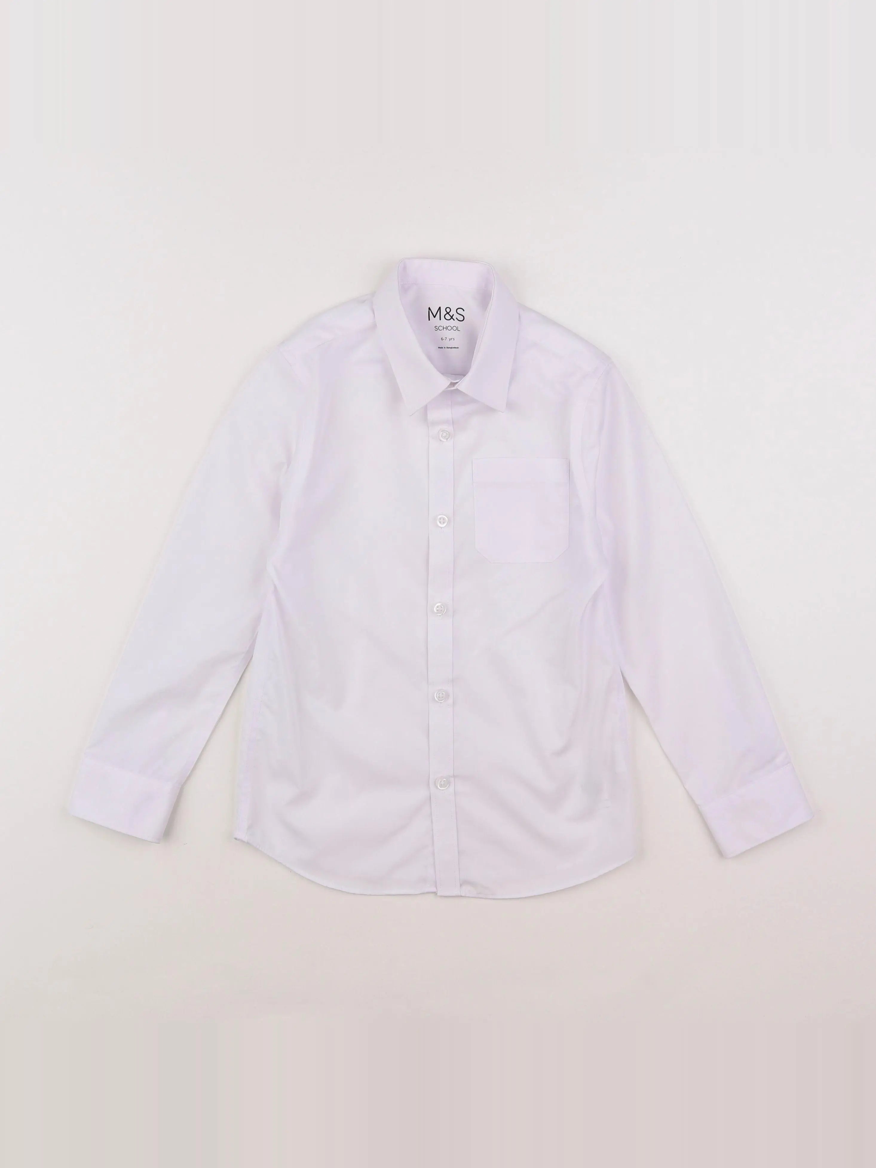 Marks & Spencer - chemise blanc - 6/7 ans