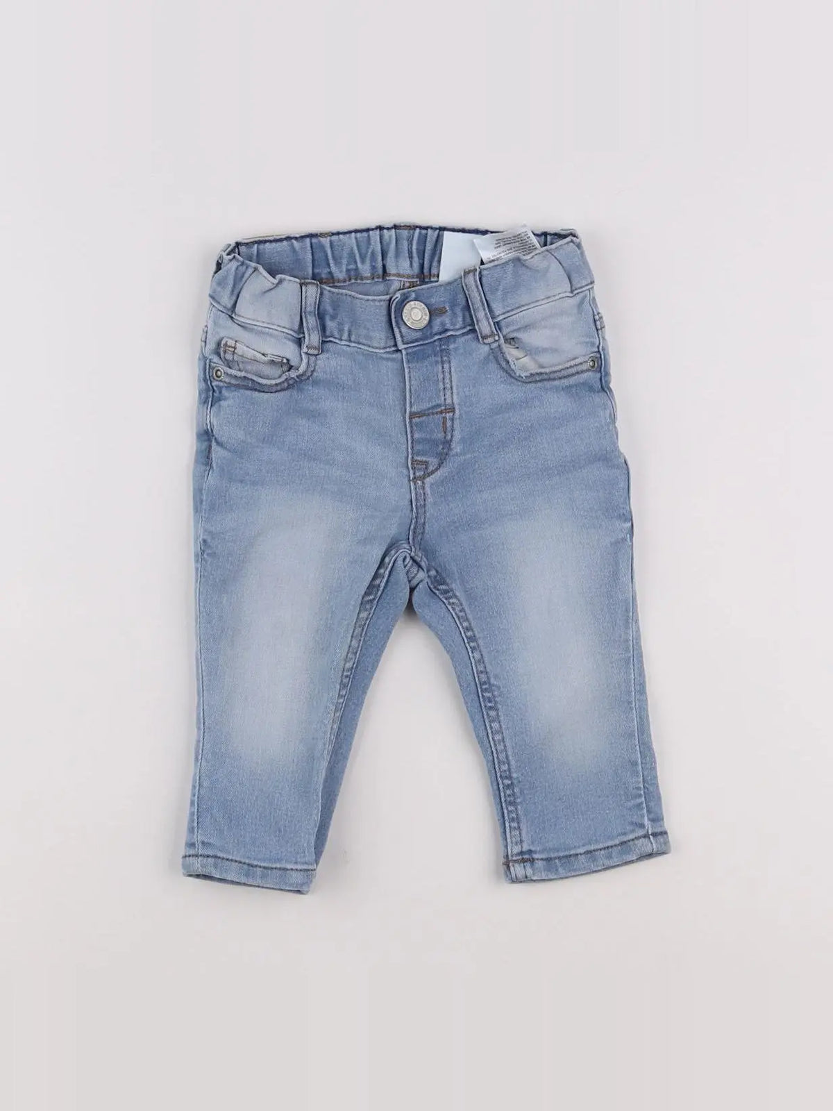 H&M - jean bleu - 3/6 mois