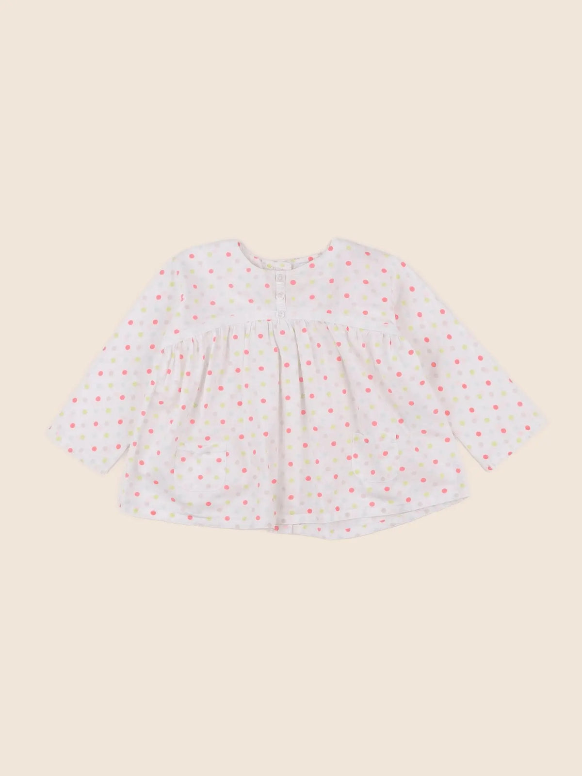 Vertbaudet - blouse multicolore - 12 mois