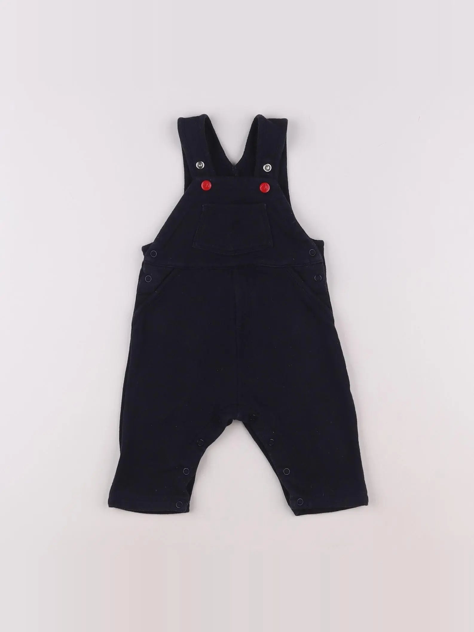 Petit Bateau - salopette bleu - 6 mois