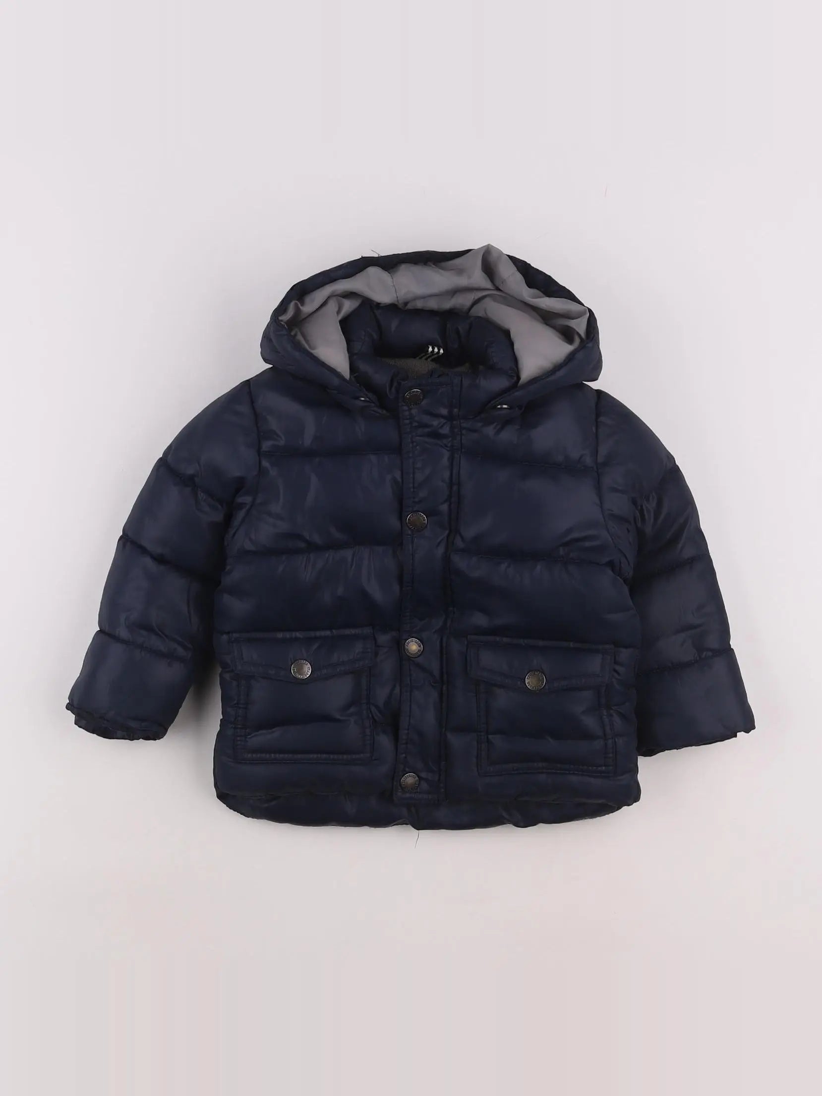 Zara - doudoune bleu - 12/18 mois