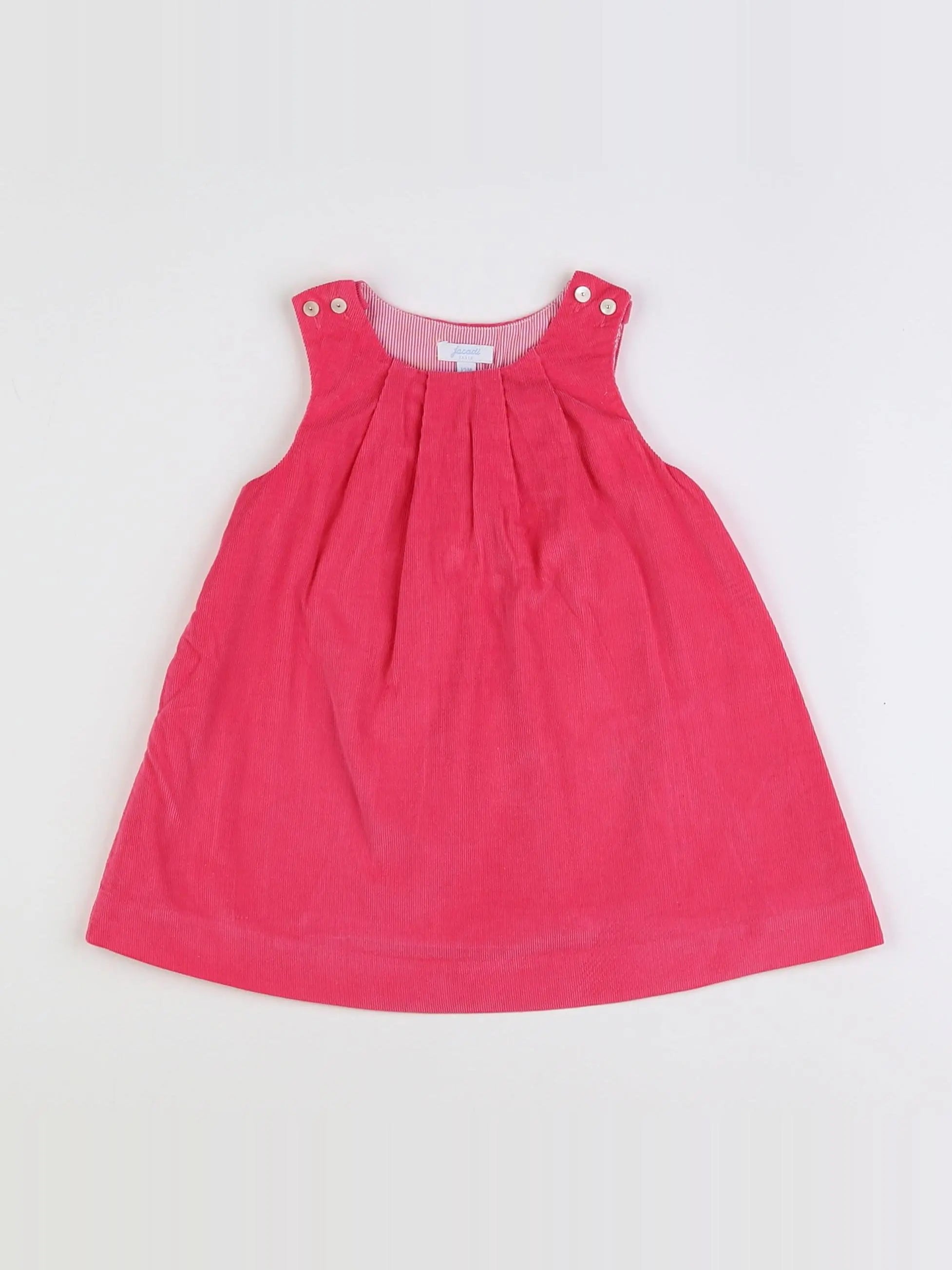 Jacadi - robe rose - 12 mois