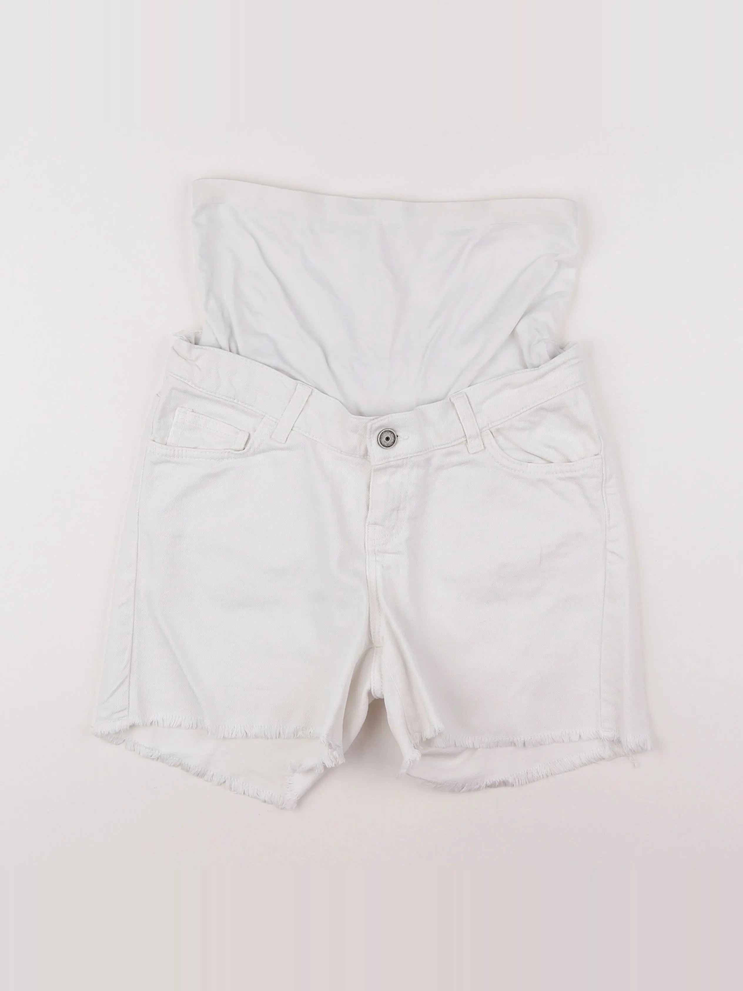 Envie de fraise - short grossesse blanc - 34
