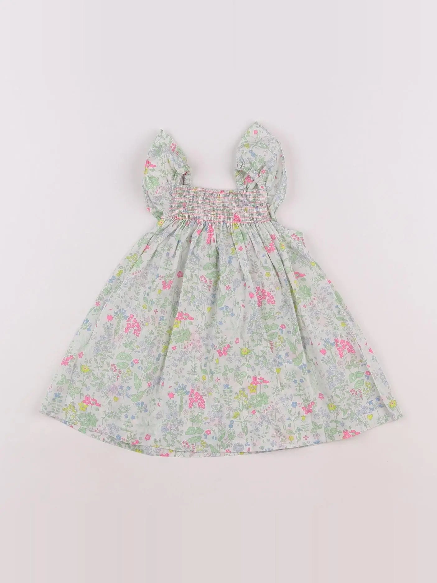 Jacadi - robe liberty multicolore - 6 mois