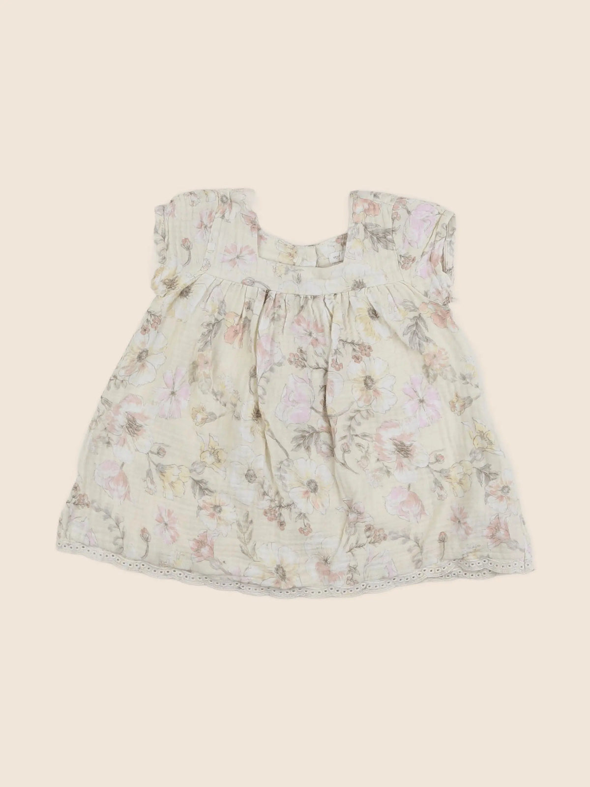 Vertbaudet - robe multicolore - 9 mois