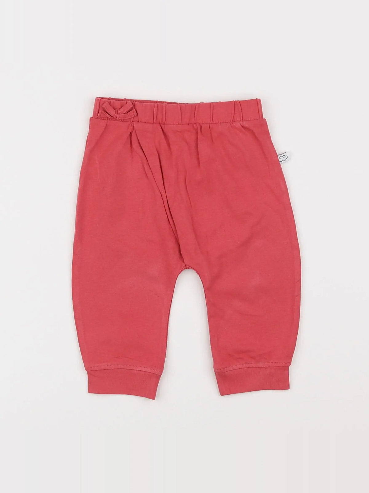 Vertbaudet - pantalon rose - 9 mois