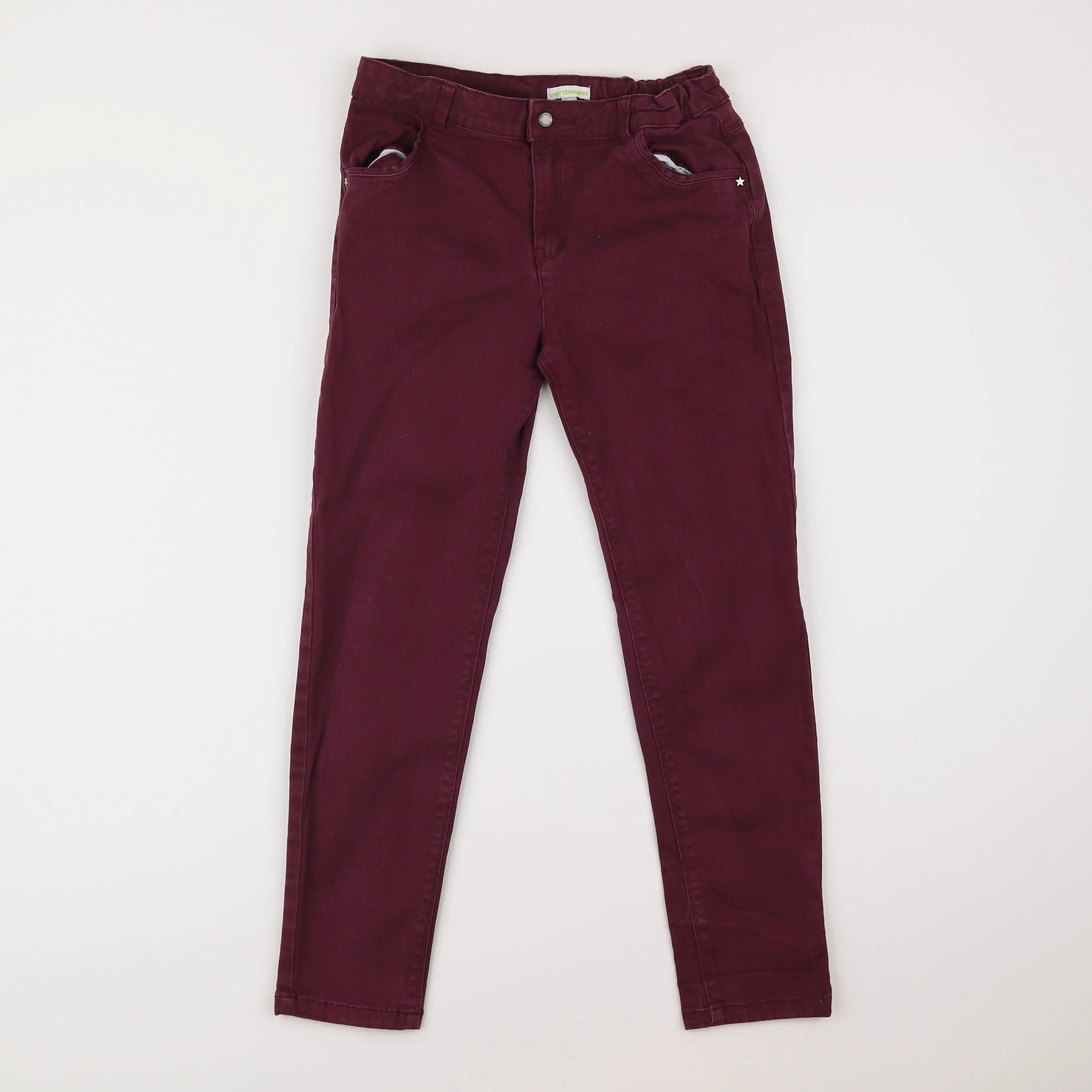 Vertbaudet - jean violet - 10 ans