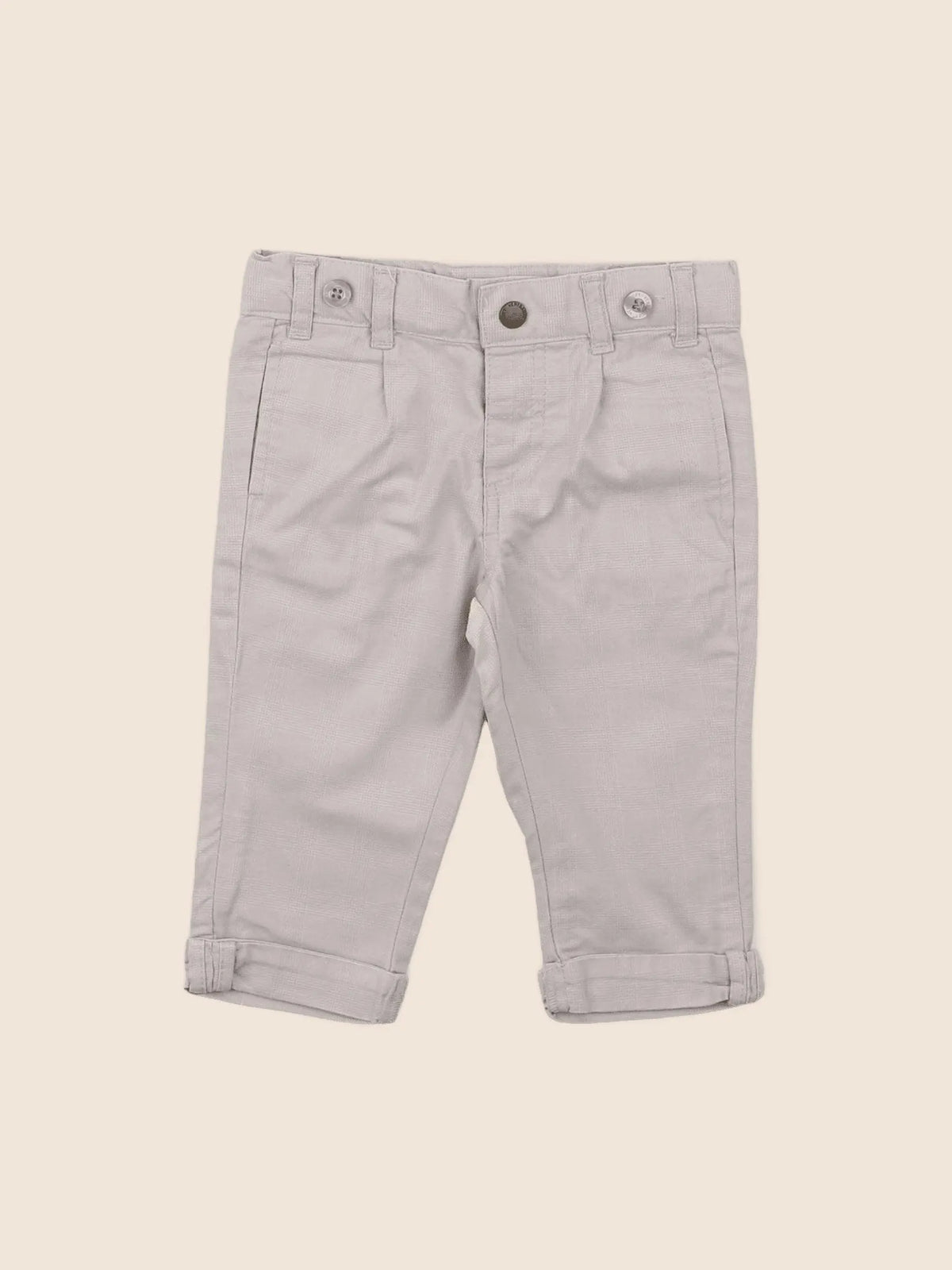 Vertbaudet - pantalon gris - 6 mois