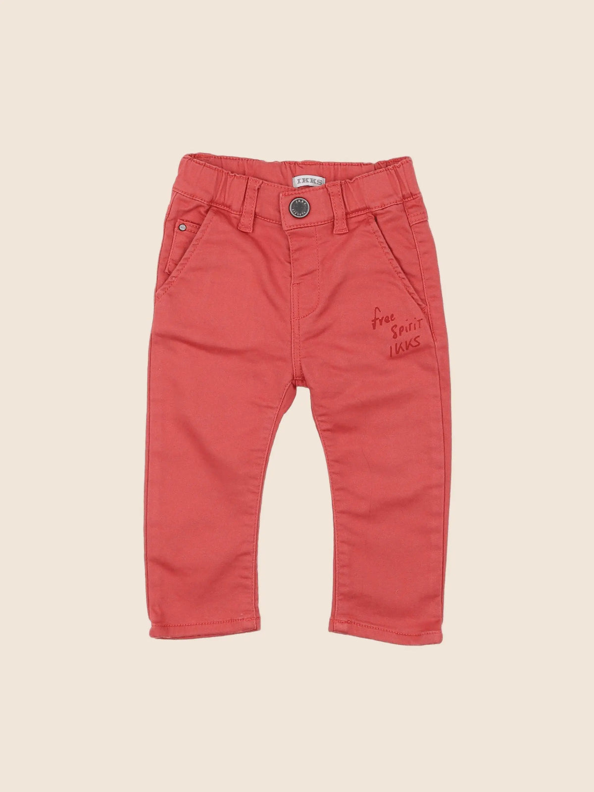 IKKS - pantalon orange - 12 mois
