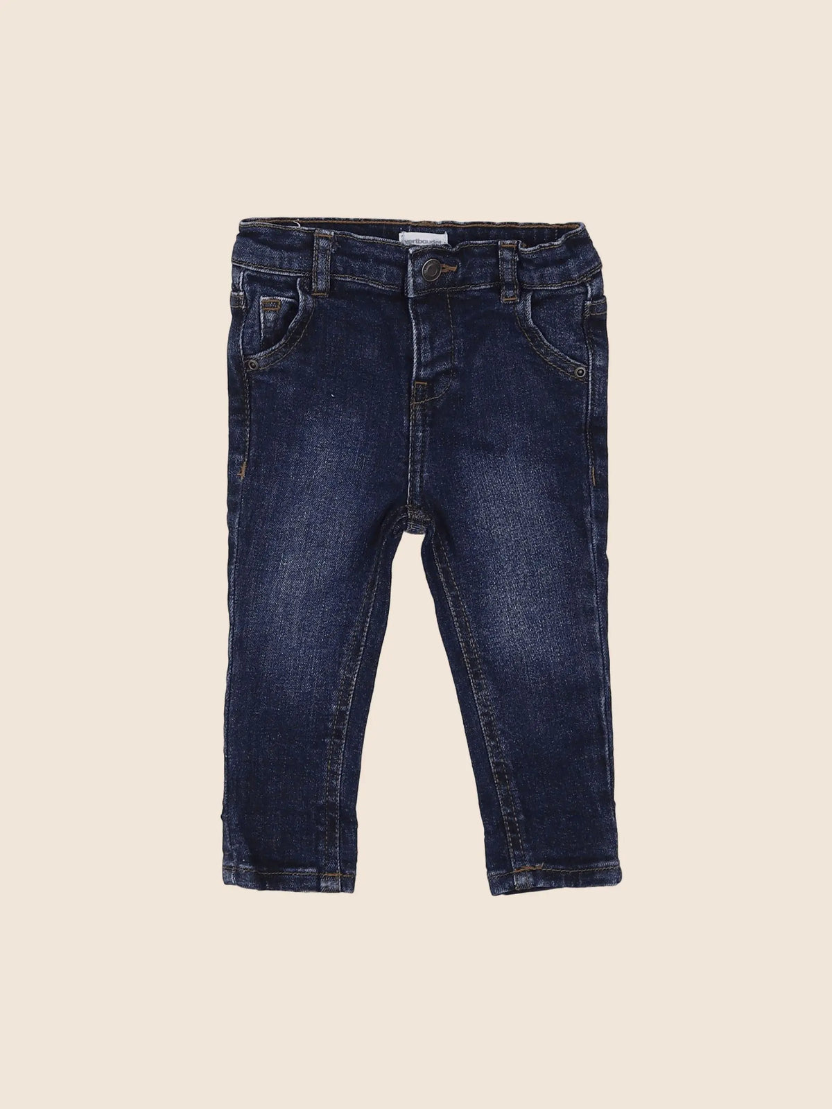 Vertbaudet - jean bleu - 6 mois