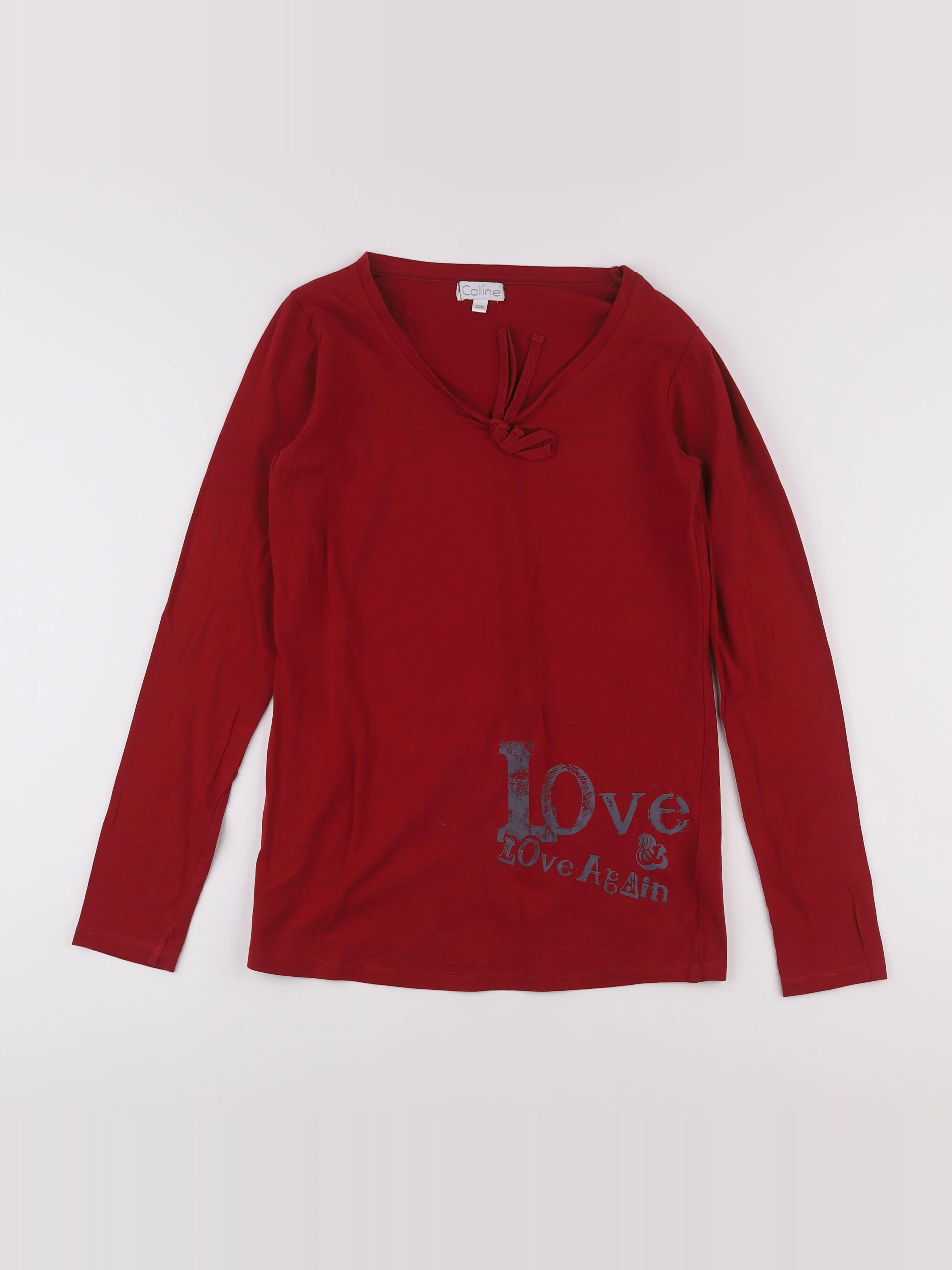 Vertbaudet - tee-shirt grossesse rouge - 38 à 40