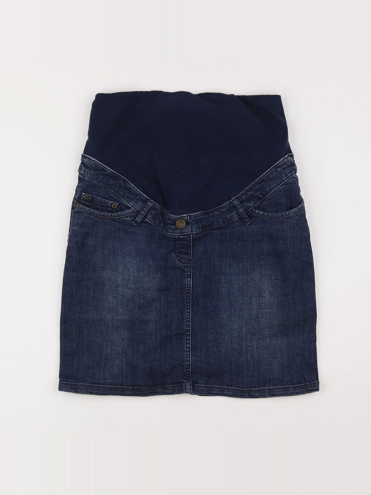 Vertbaudet - jupe grossesse bleu - 36