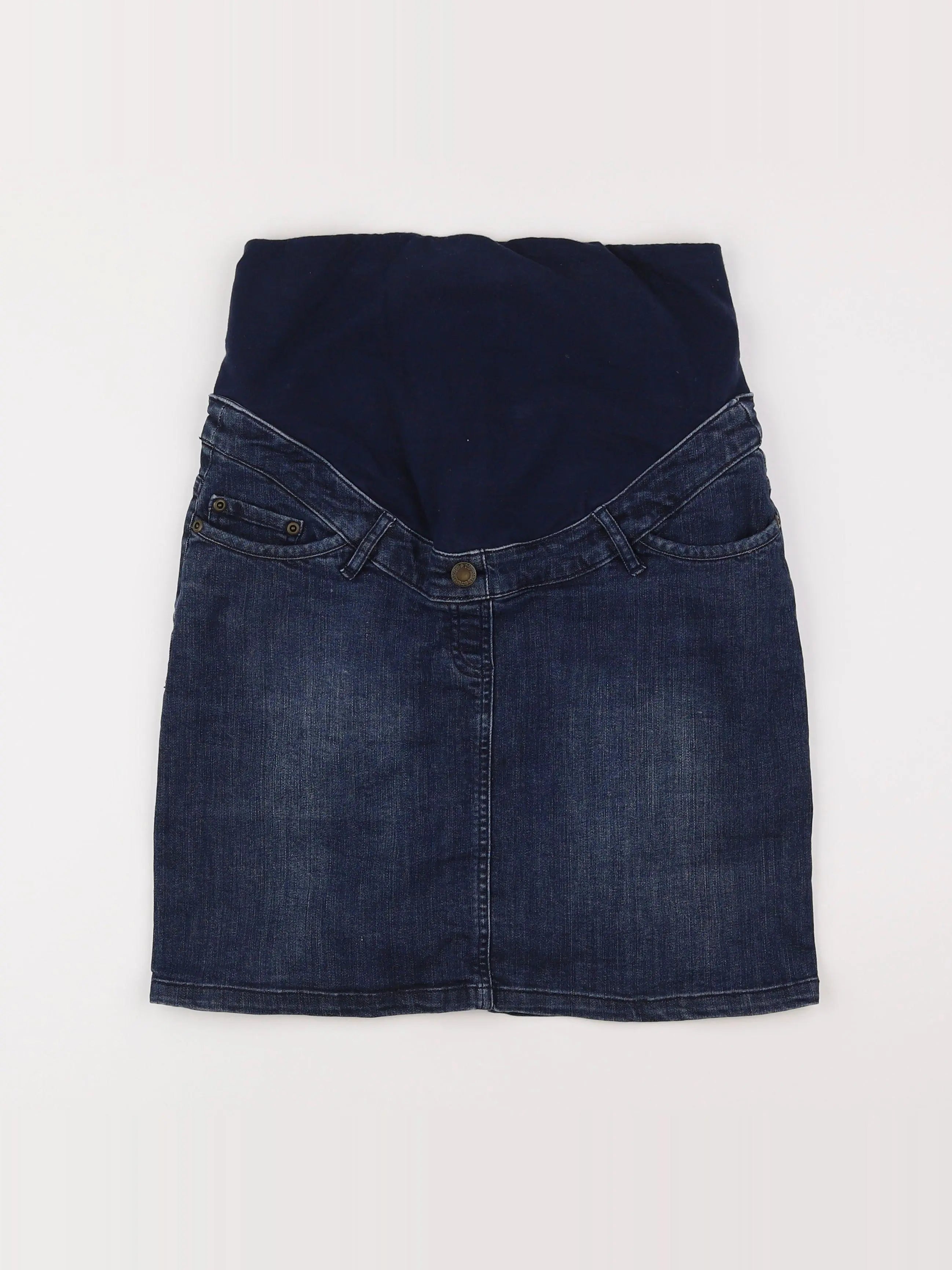 Vertbaudet - jupe grossesse bleu - 36